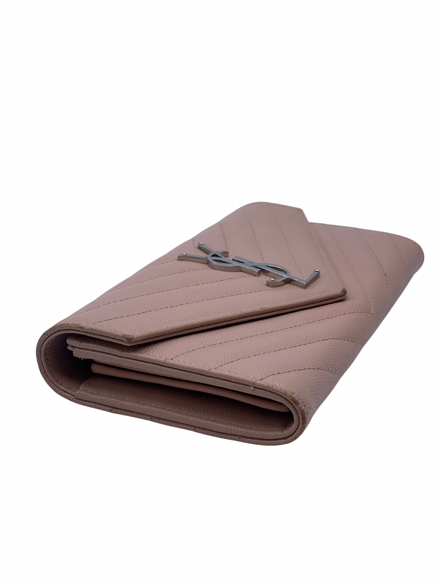 Billetera Rosada YSL Con Detalles
