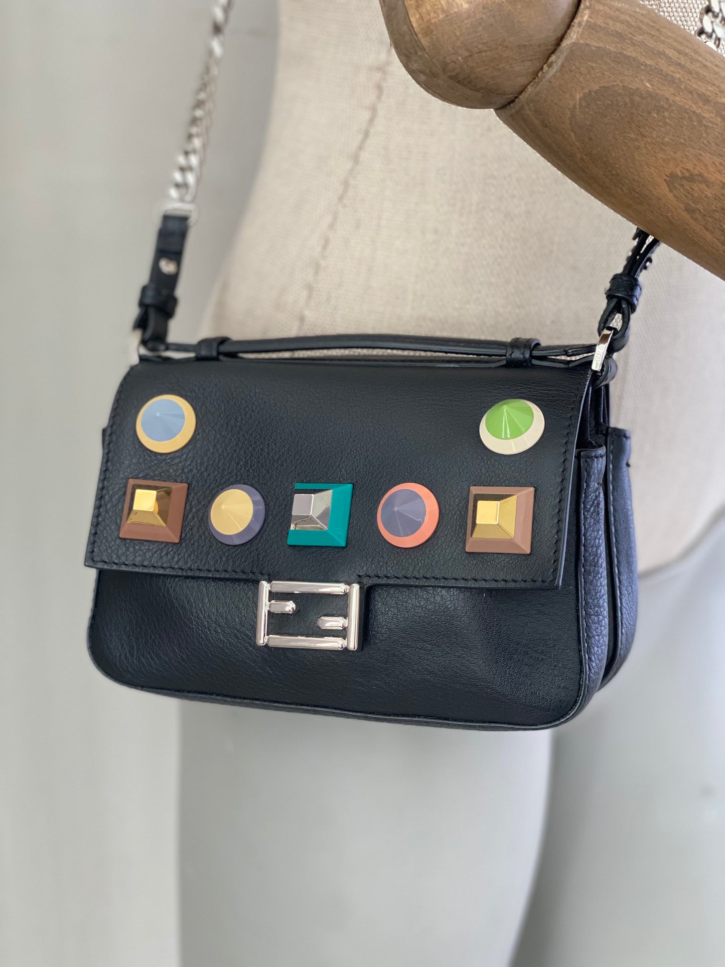 Carterita Fendi Double Micro Baguette