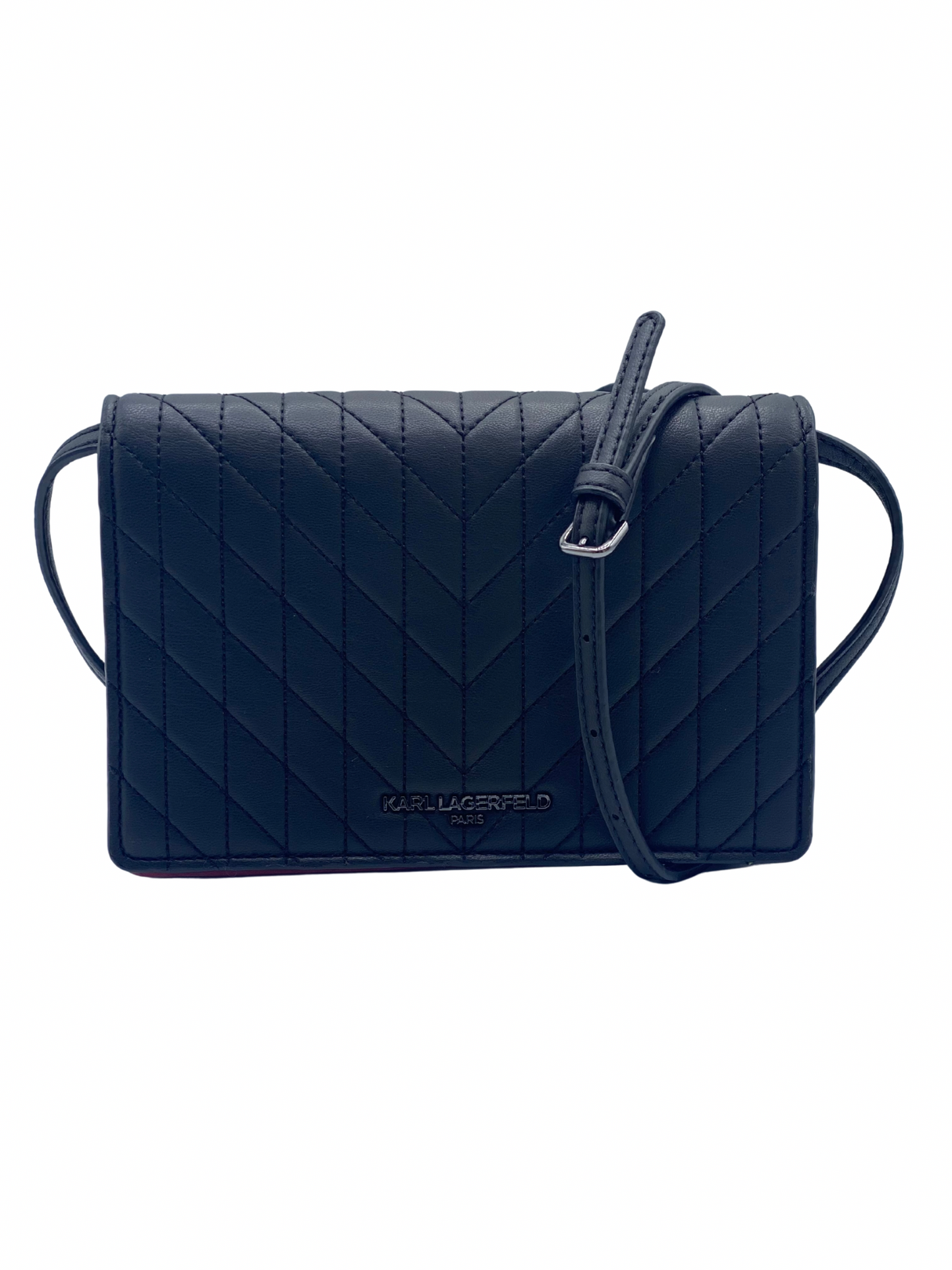Bandolera Karl Lagerfeld Negra con Colores