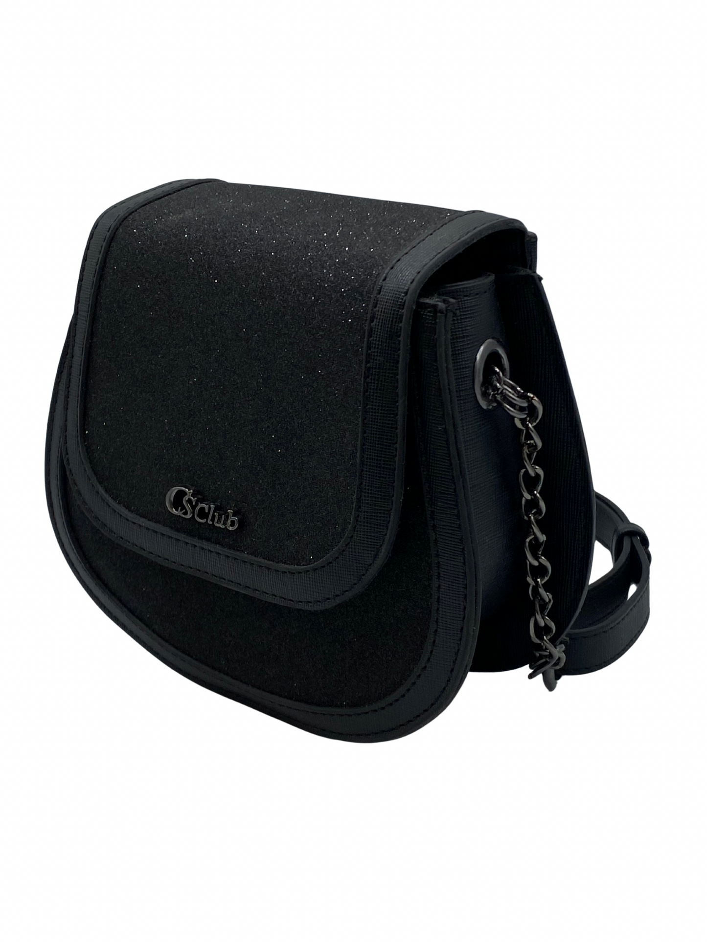 Bandolera Negra Brillante Cs Club