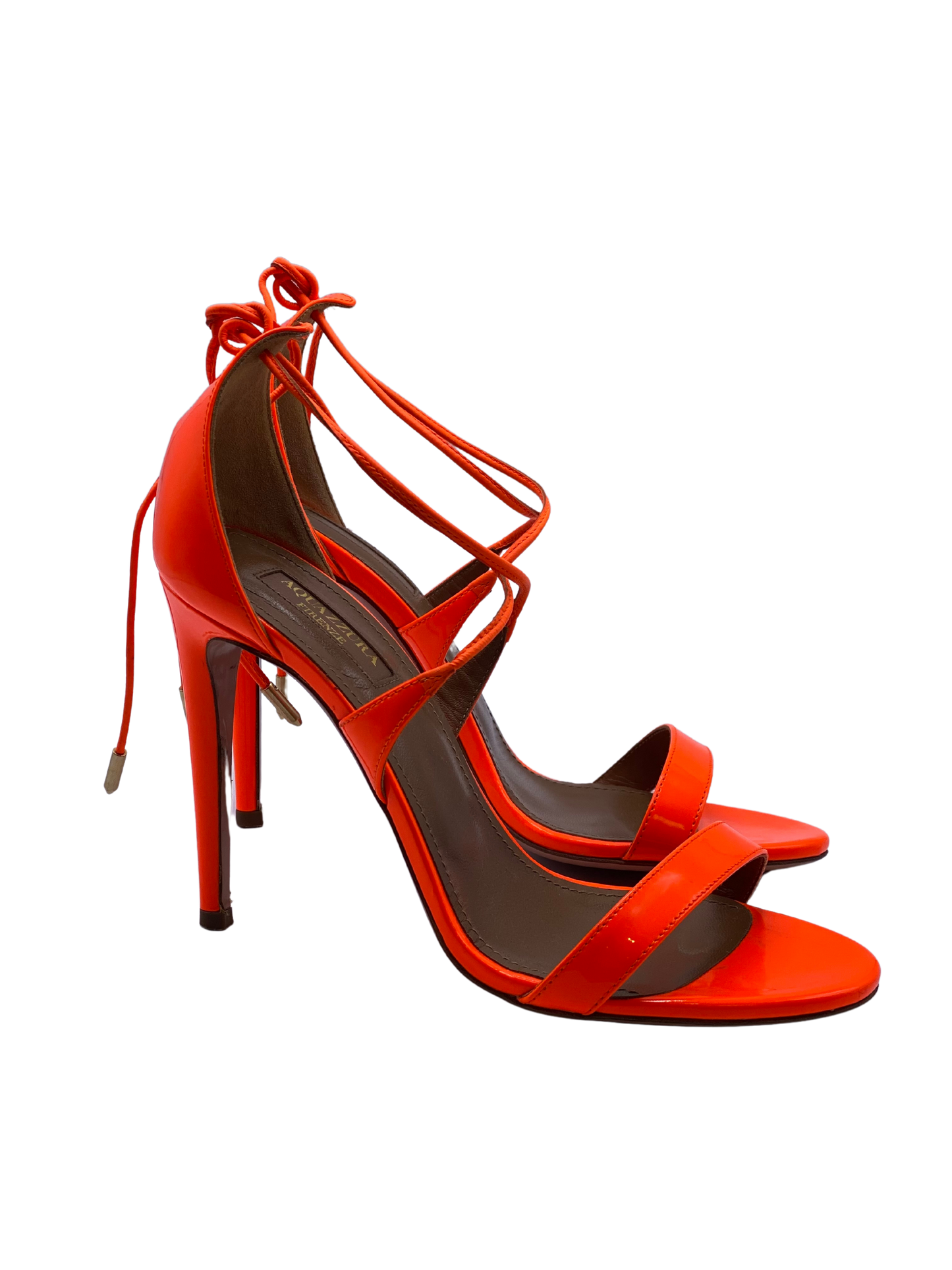 Sandalia Aquazzura Linda Neón (37)