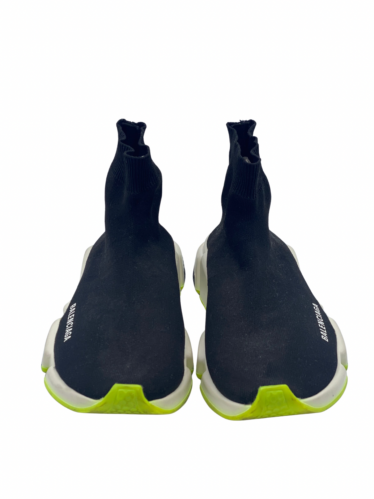 Zapatos Balenciaga Speed Trainer Negro y Amarillo (7 MASC)