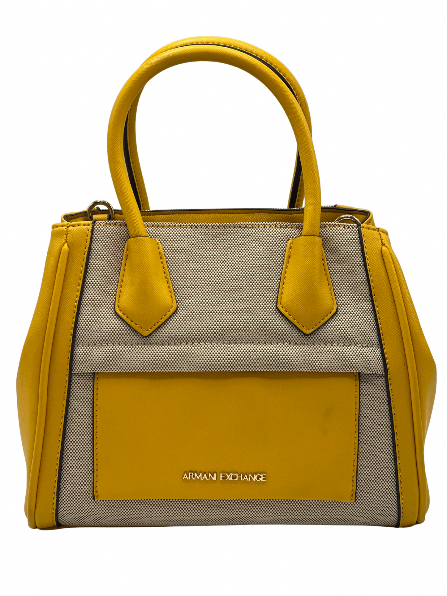 Bolso de Mano Amarillo Armani Exchange