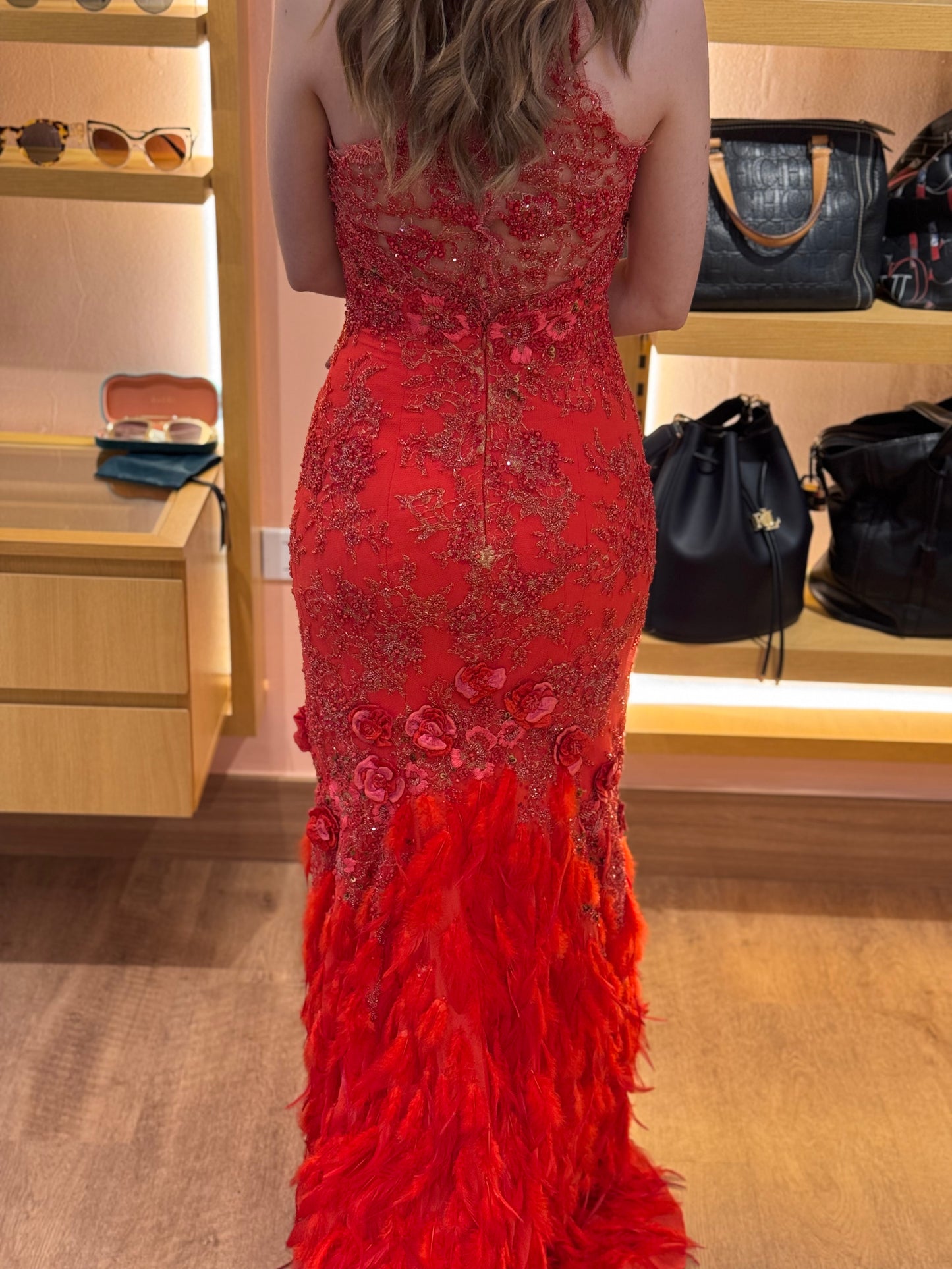 Vestido Florencia Soerensen Rojo (Talle S)