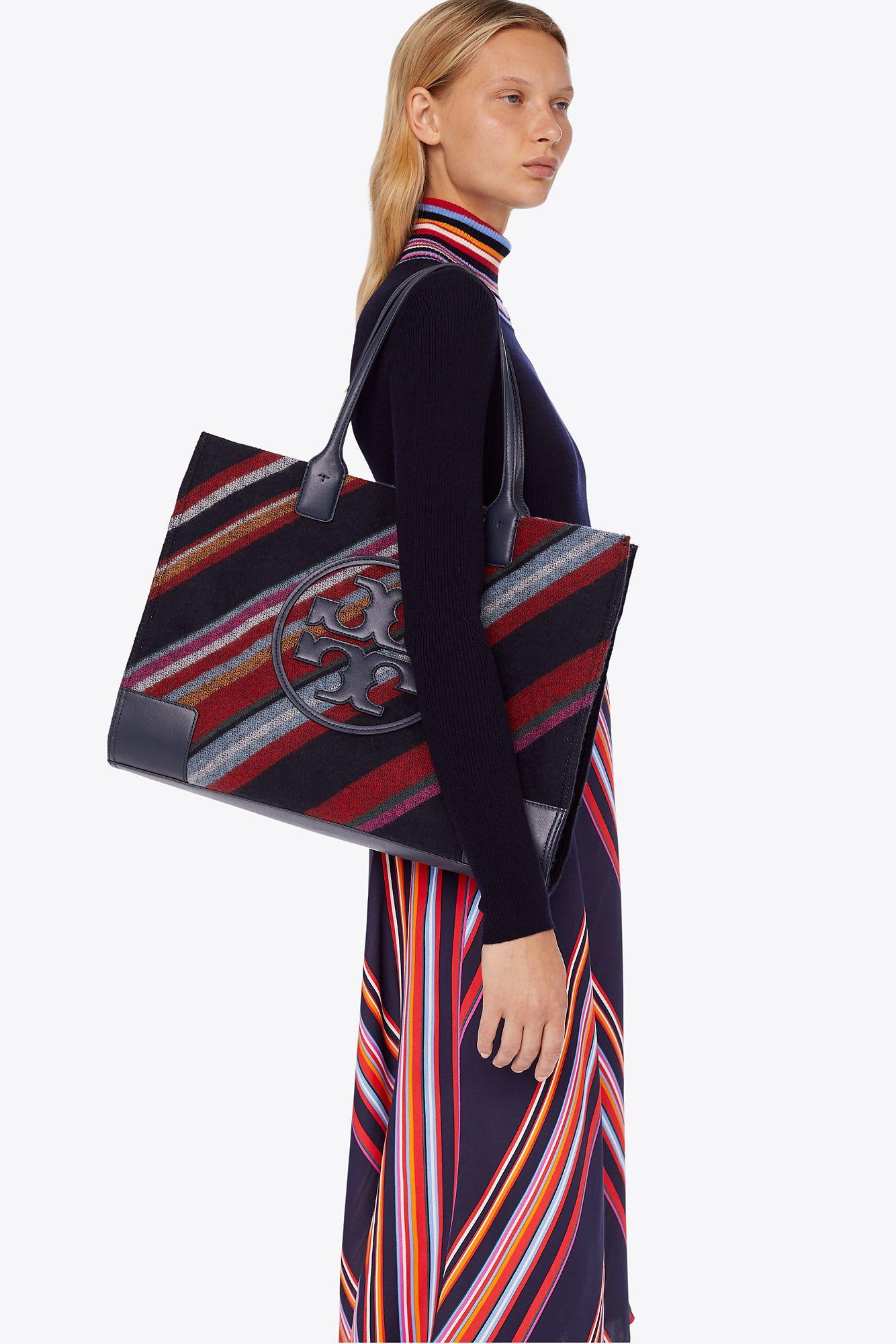 Cartera Tory Burch Ella Stripped