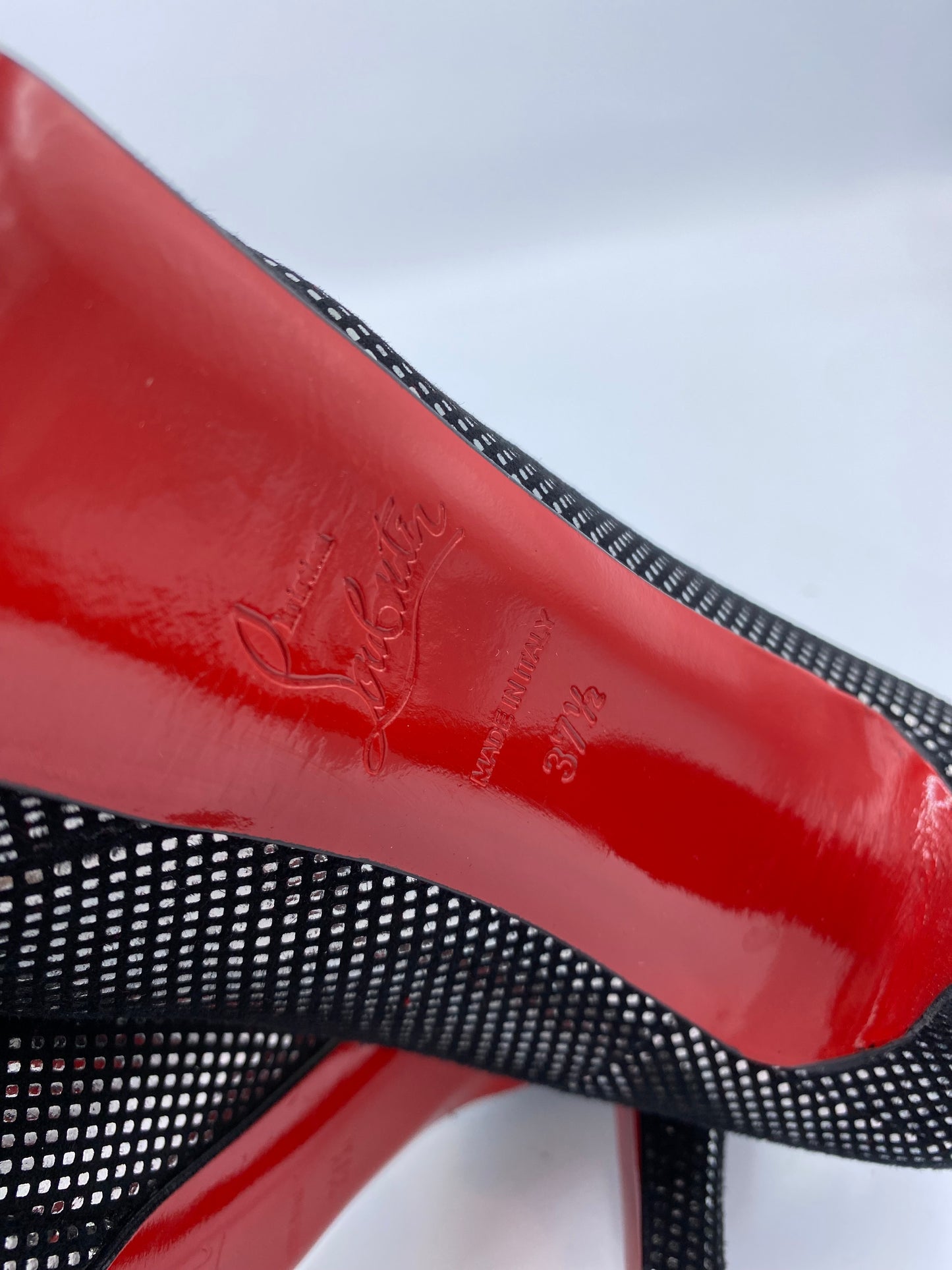 Sandalia Christian Louboutin Banana Peep Toe (37.5)