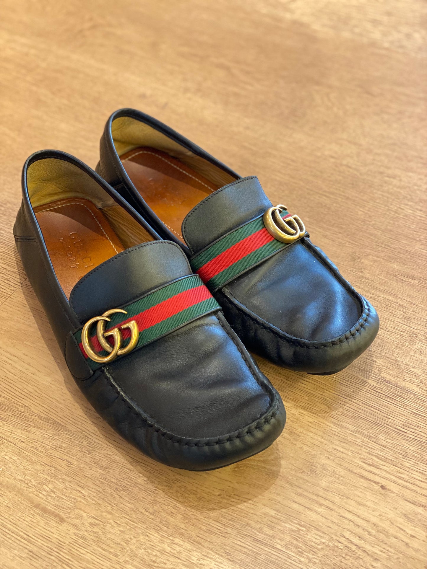 Loafers Gucci Marmont GG Web (US 42)