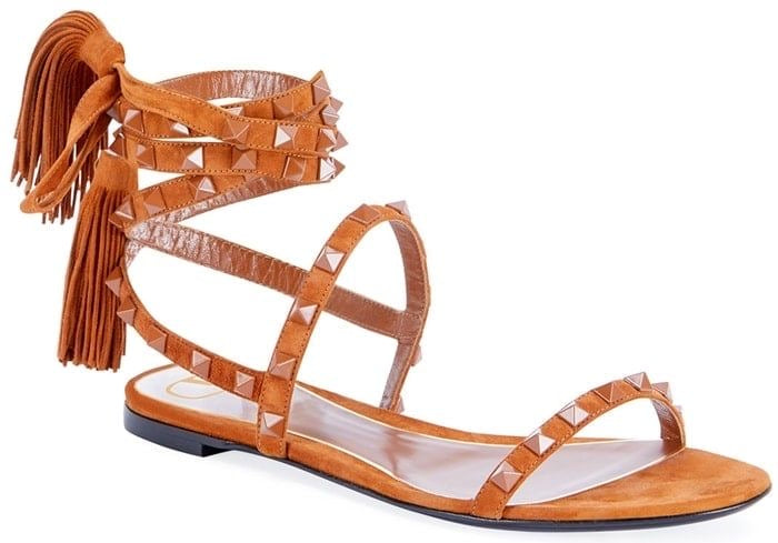 Sandalia Valentino Rockstud Lace Up (EU 39)