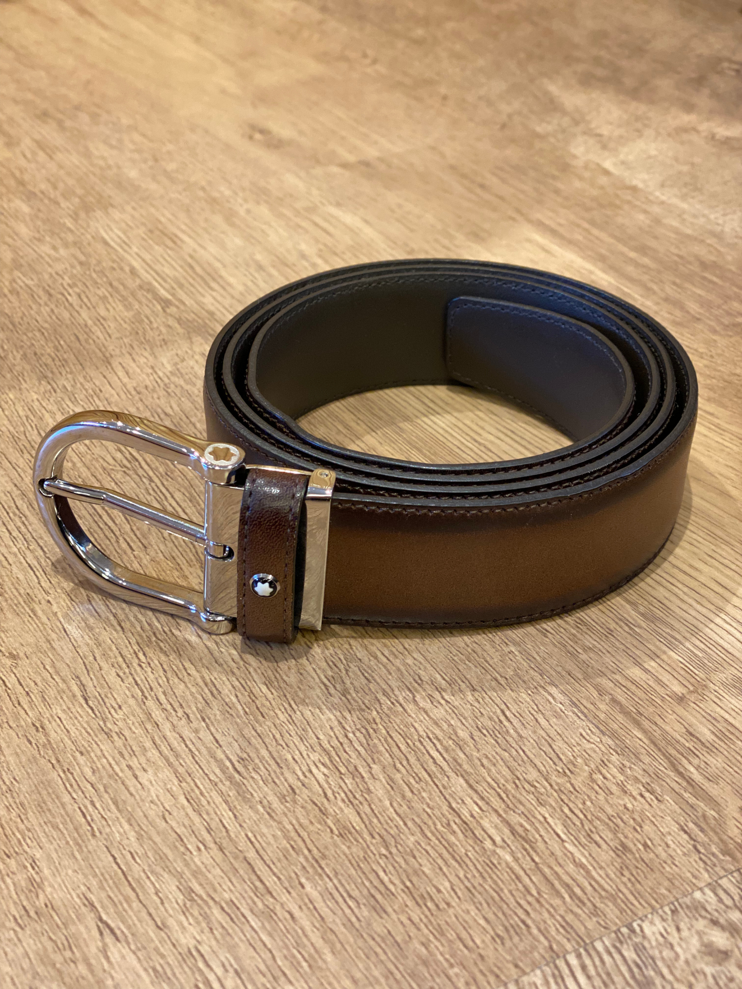 Cinto Montblanc Marrón