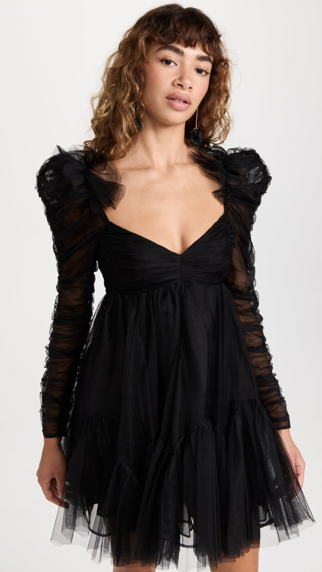 Vestido de Tul Zimmermann Tulle Ruched (Talle 1)