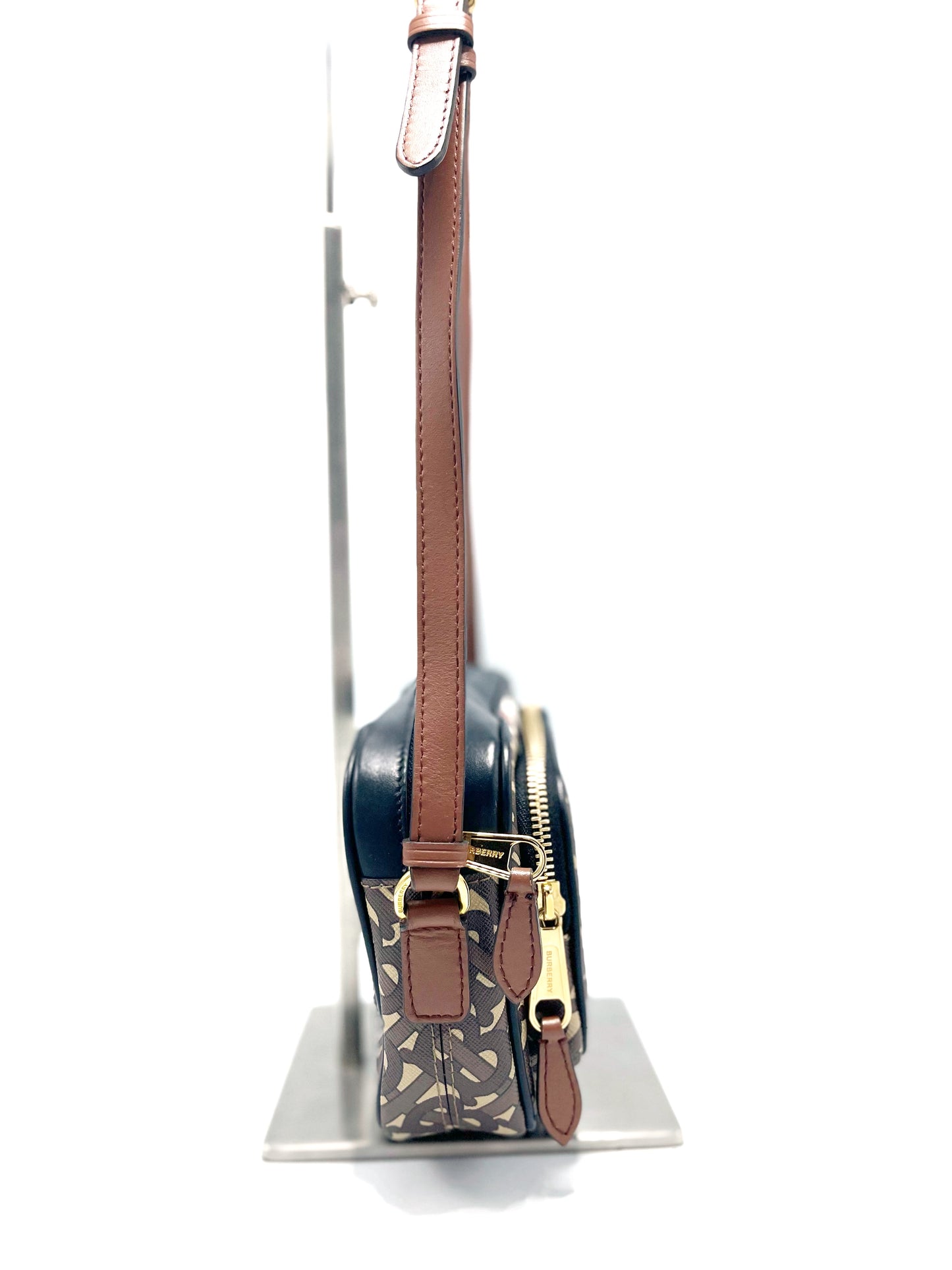 Bandolera Burberry Monogram Stripe E-Canvas