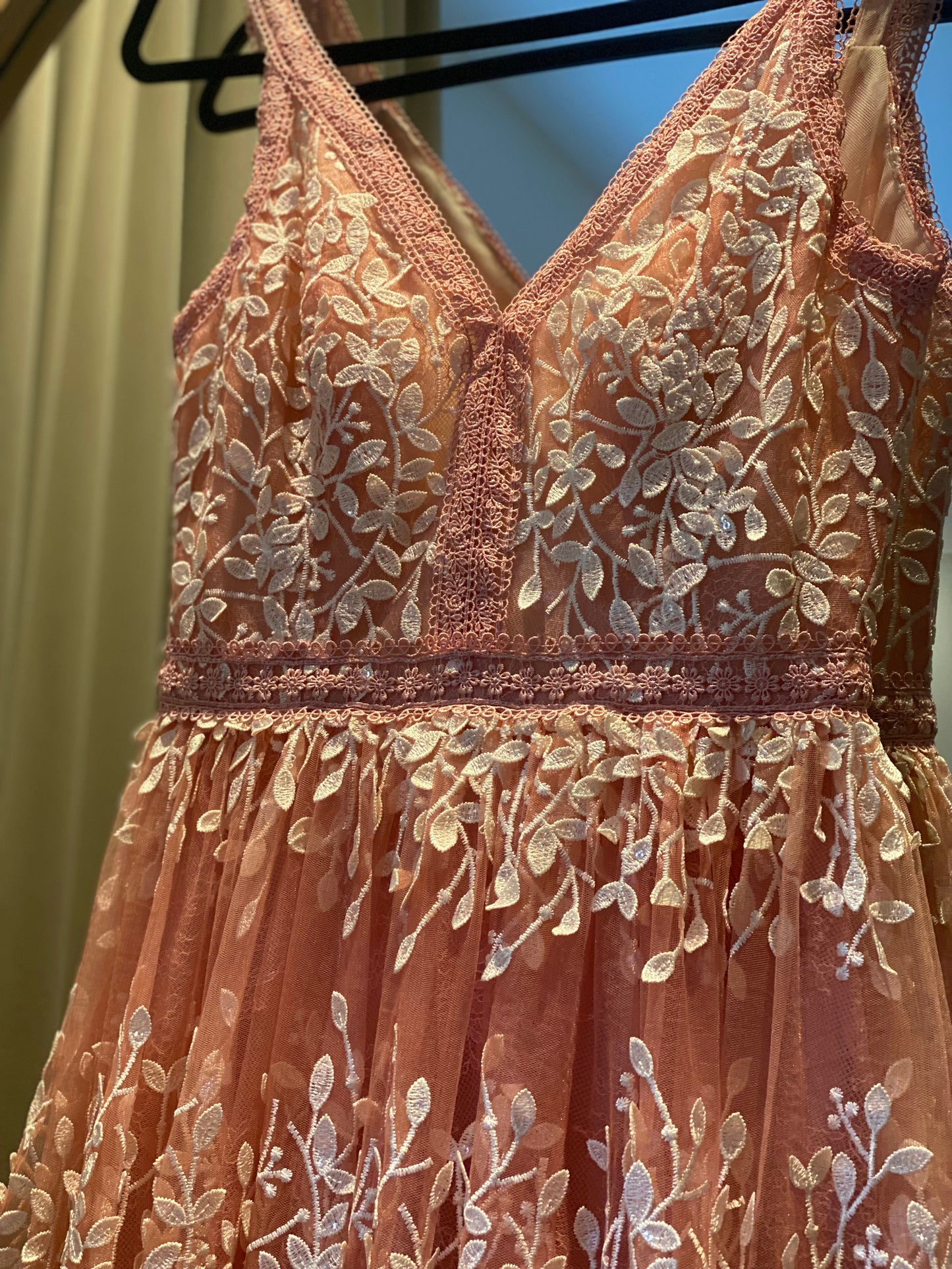 Vestido Rosa Clará Nuevo (Talle S)
