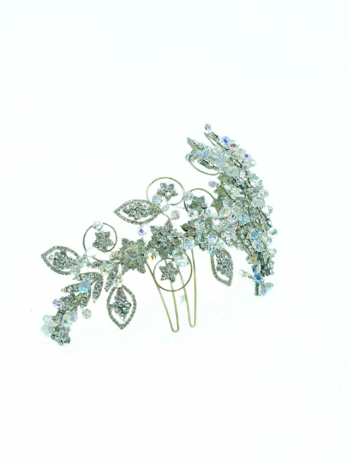 Tocado de Novia de Vitti Zarate con Cristales Swarovski