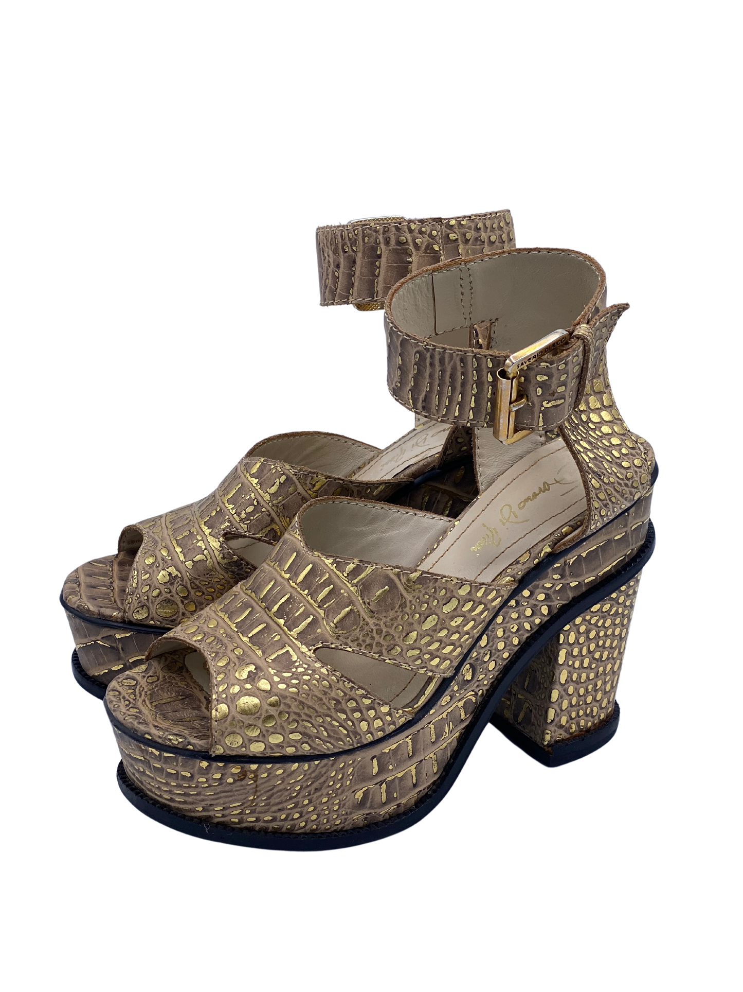 Sandalia Saverio di Ricci Crocodille (37)