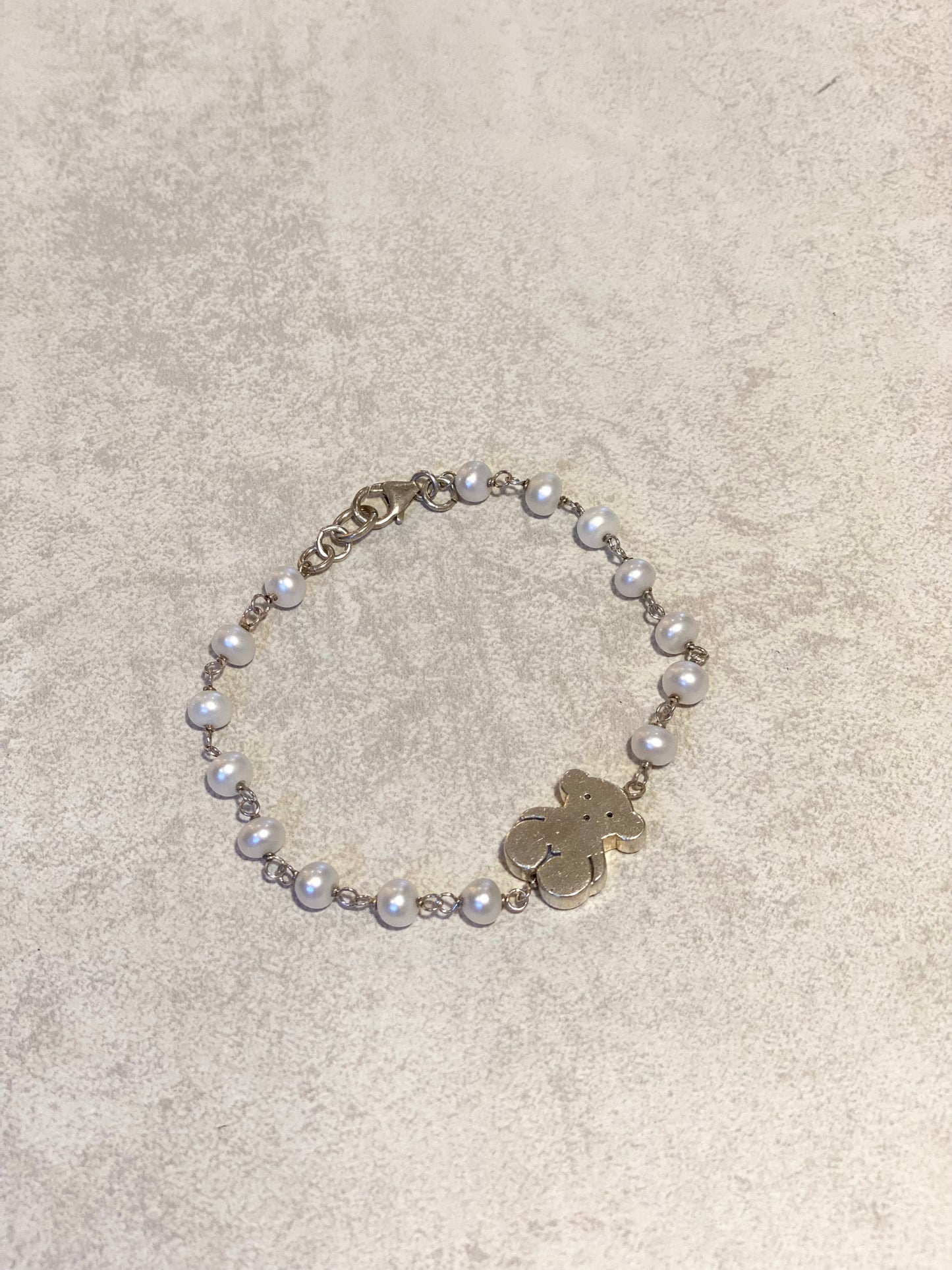 Pulsera Tous Sweet Dolls de Plata con Perlas