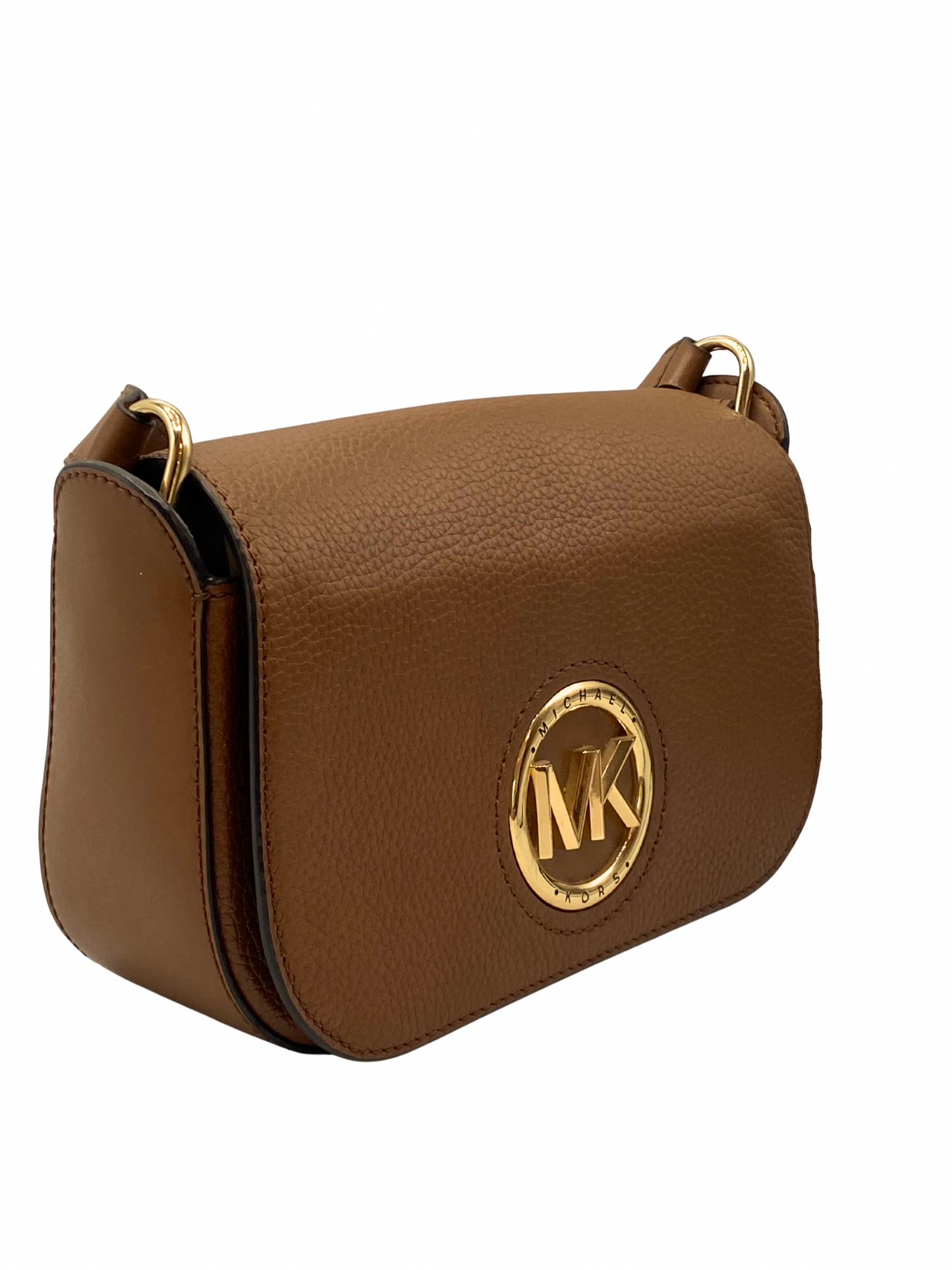 Cartera Marrón de Cuero Michael Kors Samira