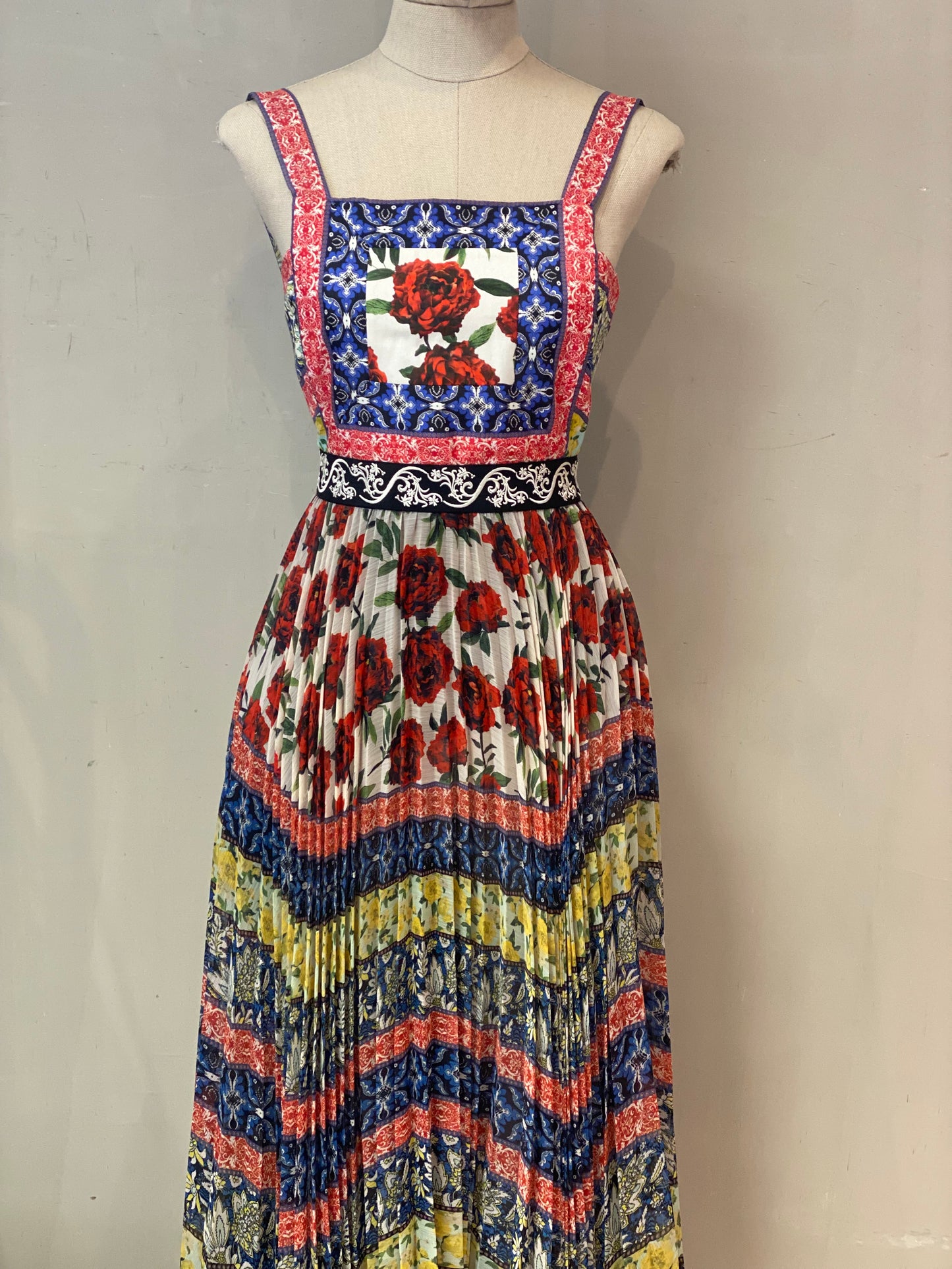 Vestido Alice + Olivia Estampado (Talle P)