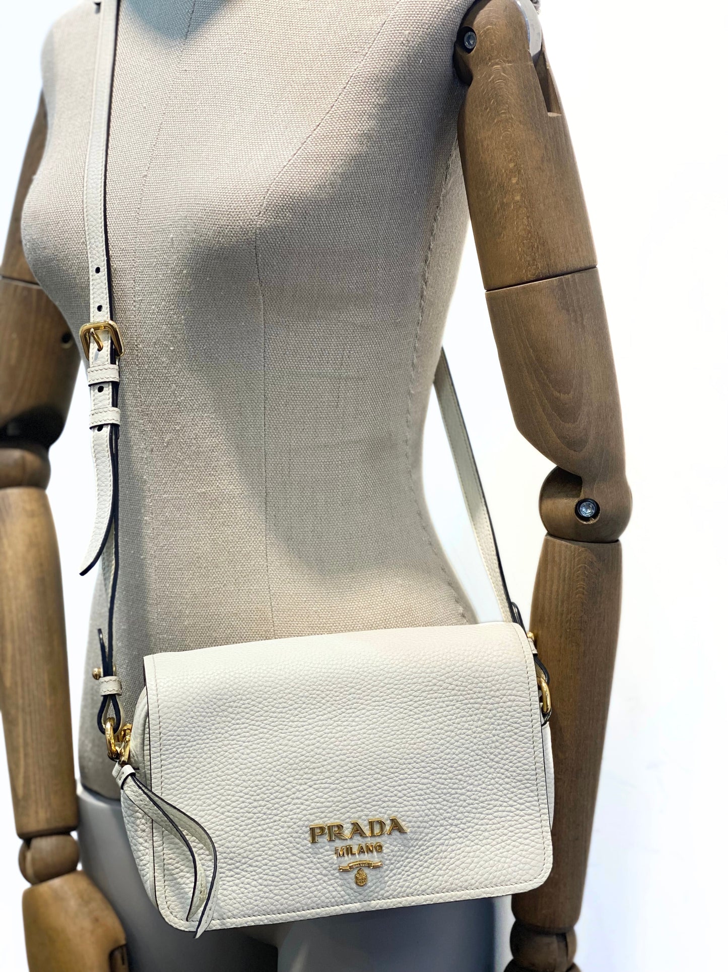 Bandolera Prada Vitello Phenix Flap