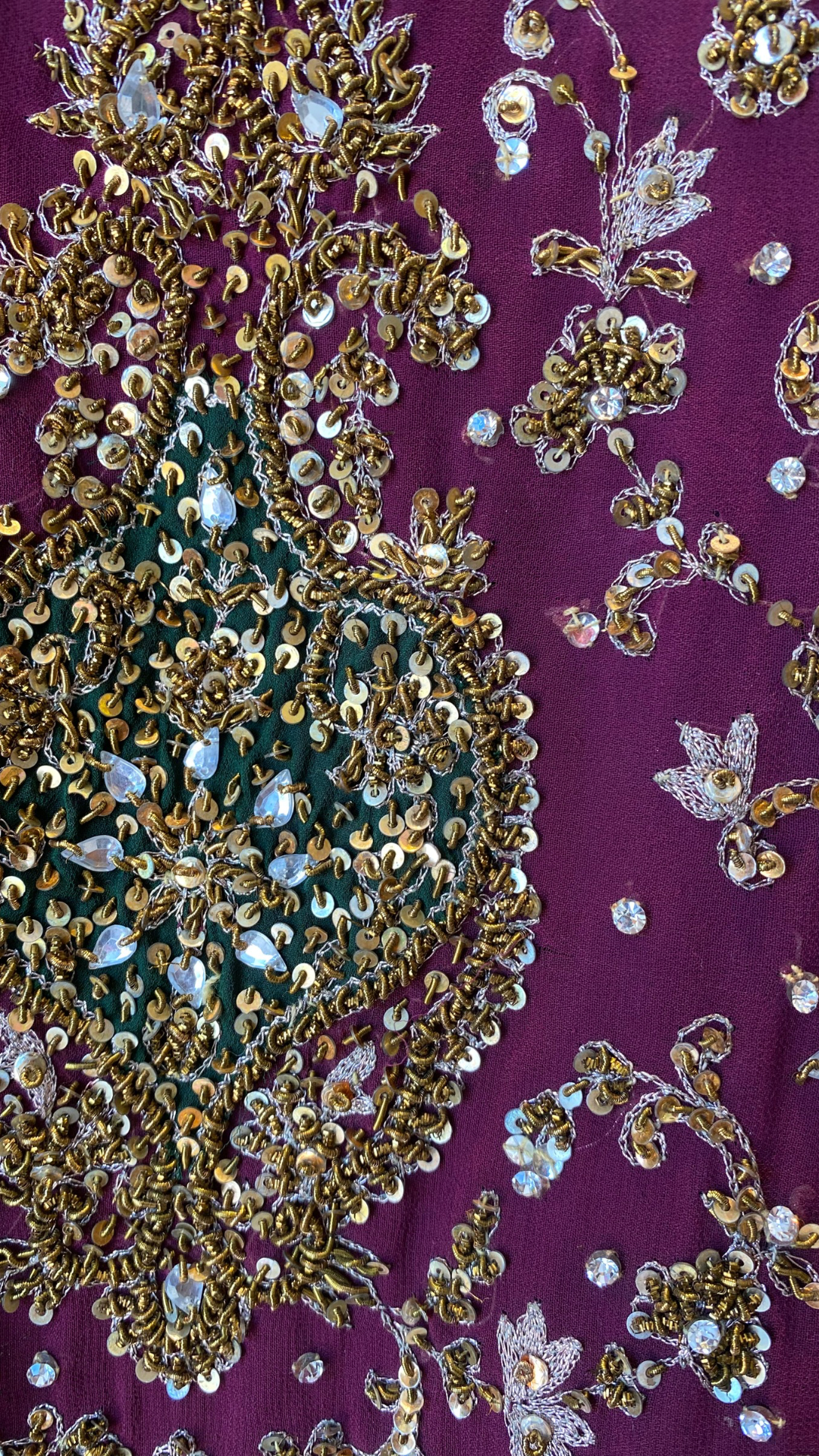 Vestido Corto con Lentejuelas Javier Saiach (M)