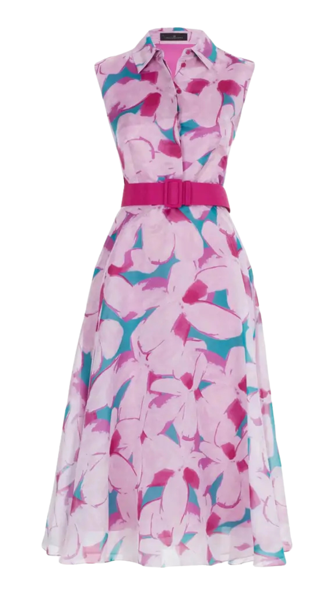 Vestido con Estampado Carolina Herrera (Talle 6)