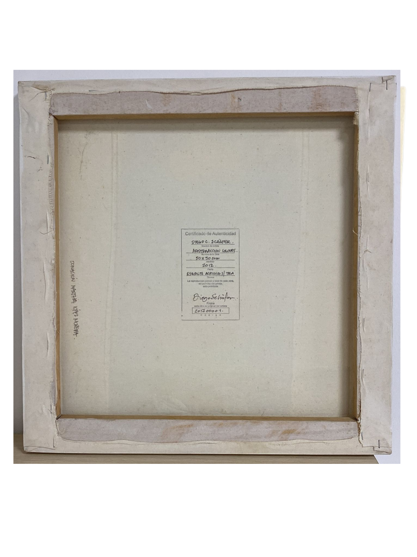 Cuadro de Diego C Schafer 50 x 50 cm