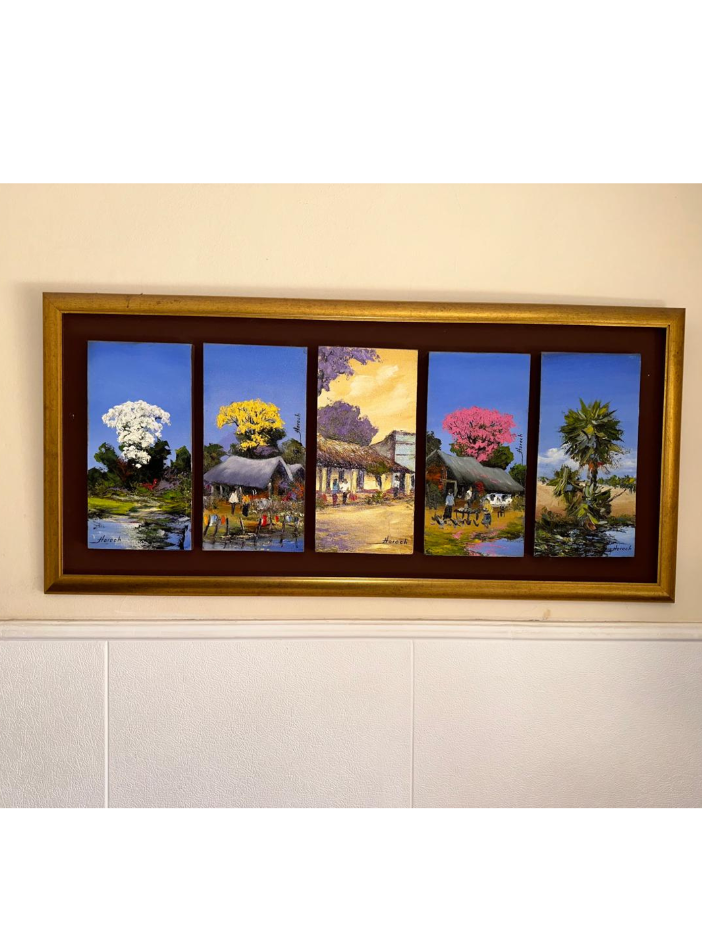 Cuadro de Von Horoch 1.26 m x 58 cm