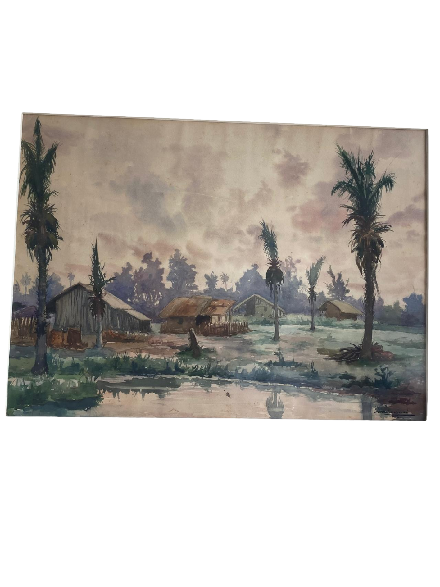 Cuadro "Paisaje Chaqueño" de Torné Gavalda 88 x 63 cm