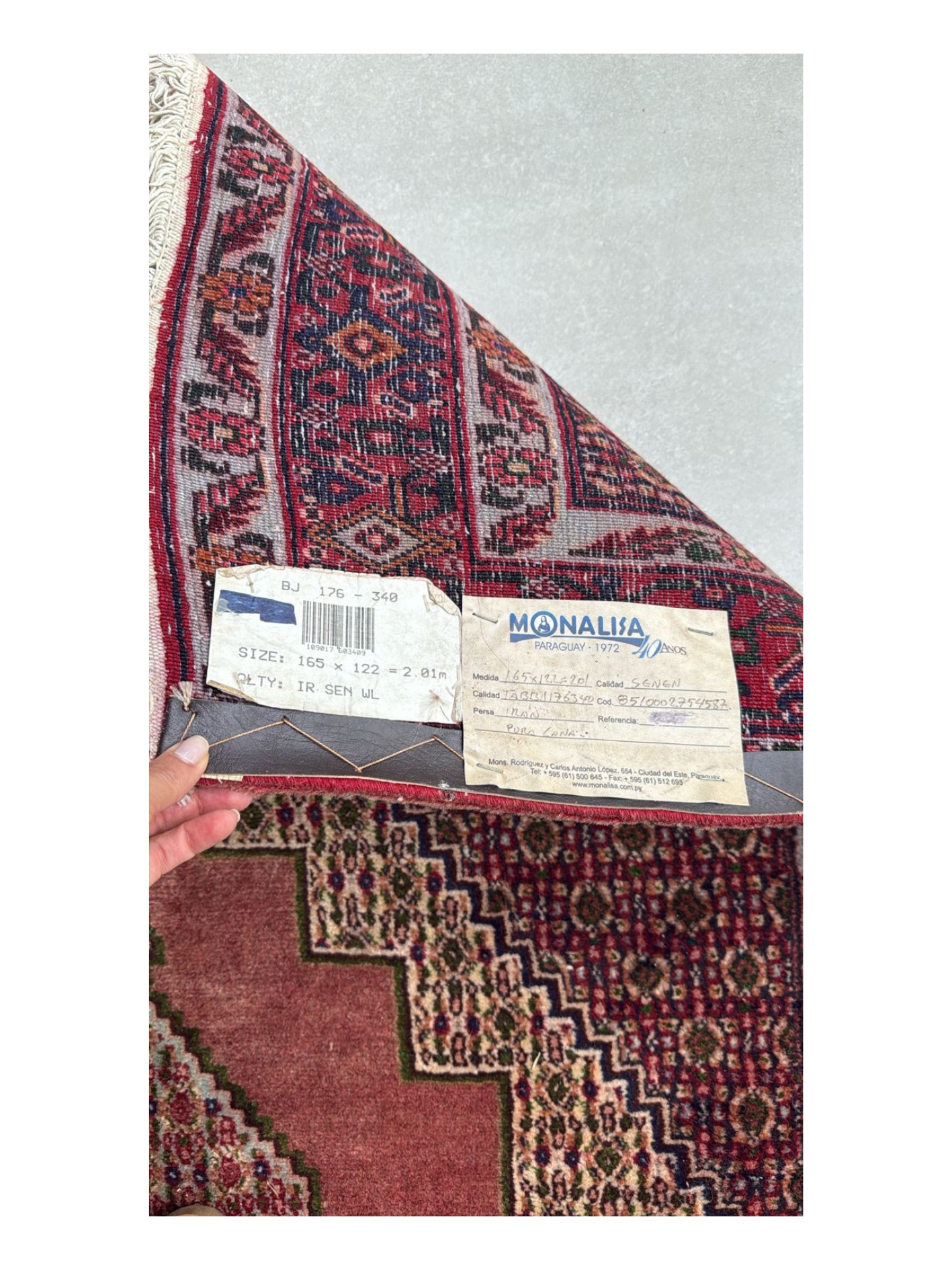 Alfombra Persa 1.65 x 1.22 m