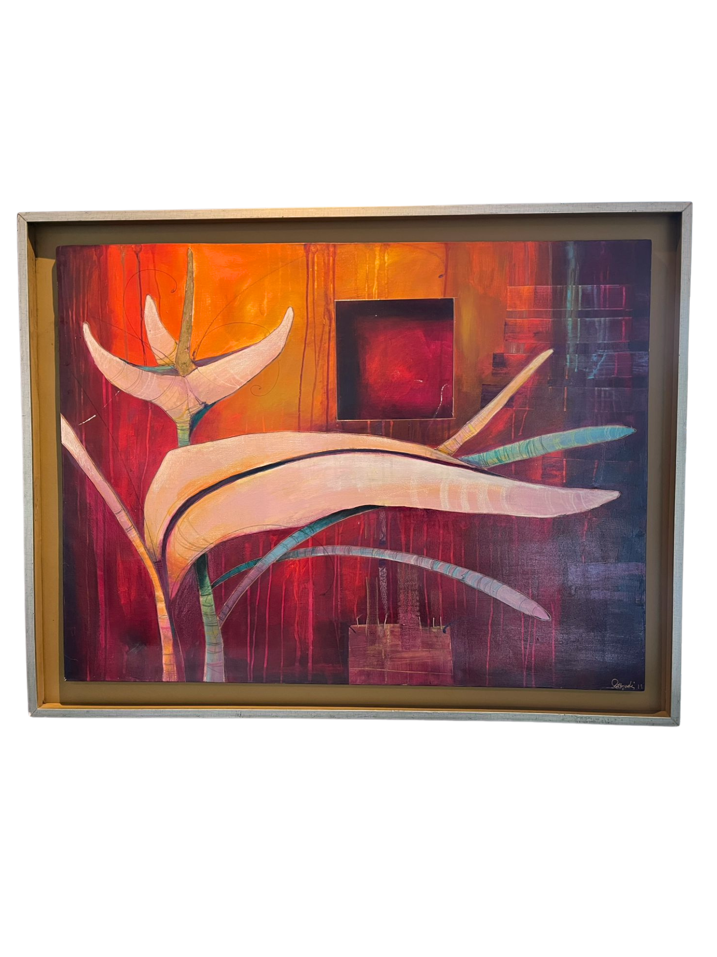 Cuadro "Flor" 112 x 84 cm de Daniel Pascuali