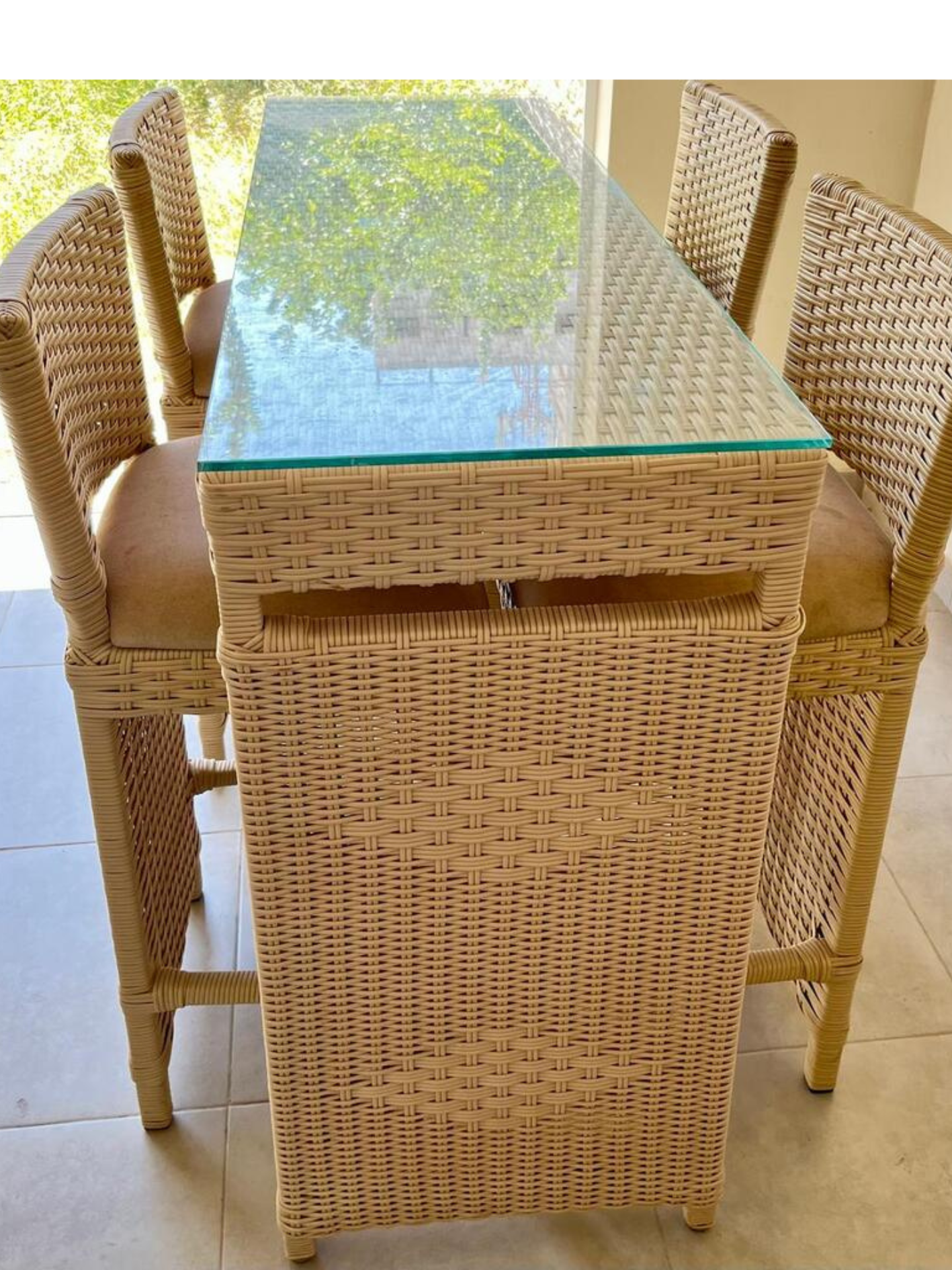 Juego Desayunador Brasilero con 4 sillas