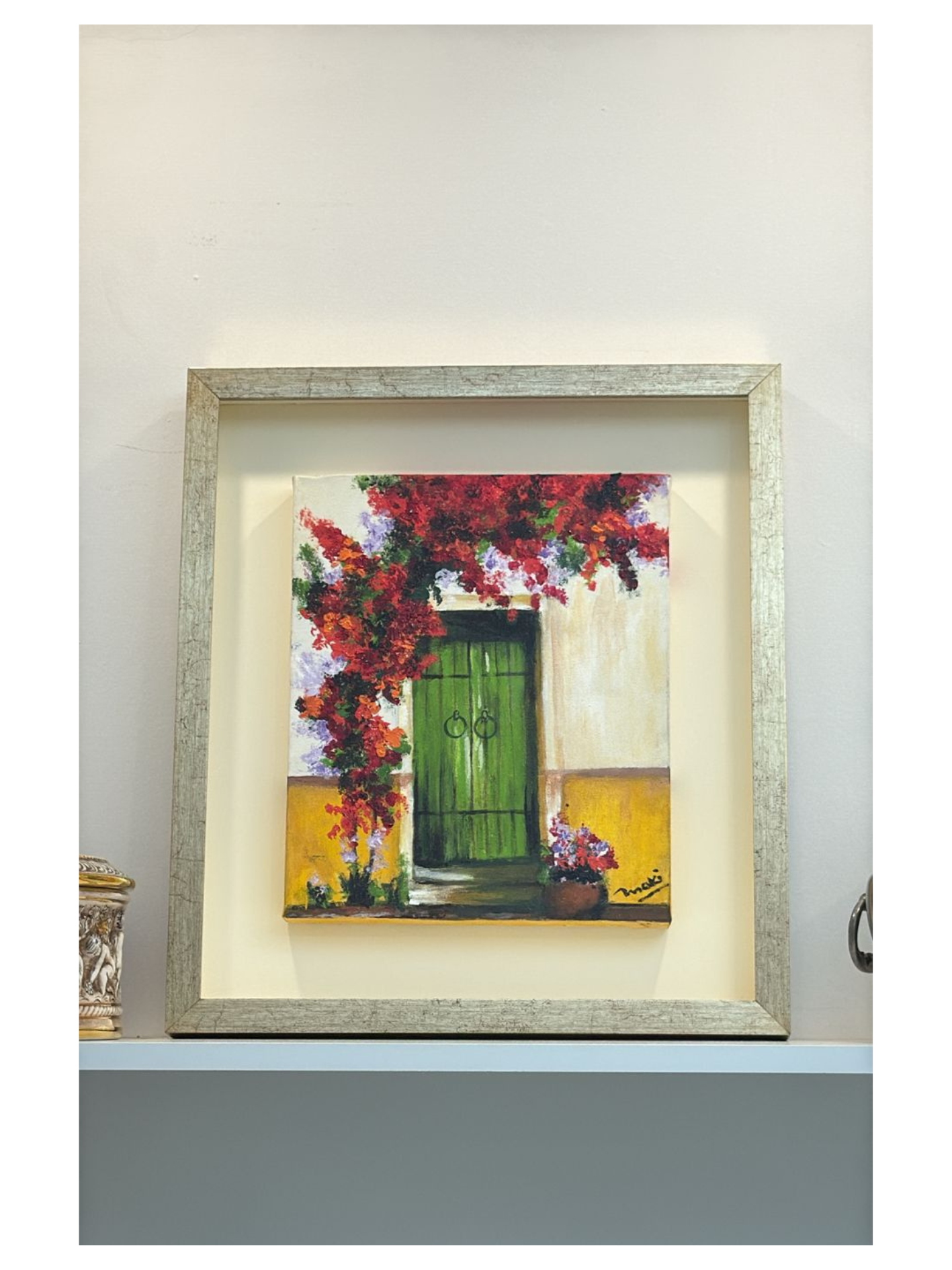 Cuadro "Puerta Verde" 25 x 29 cm.