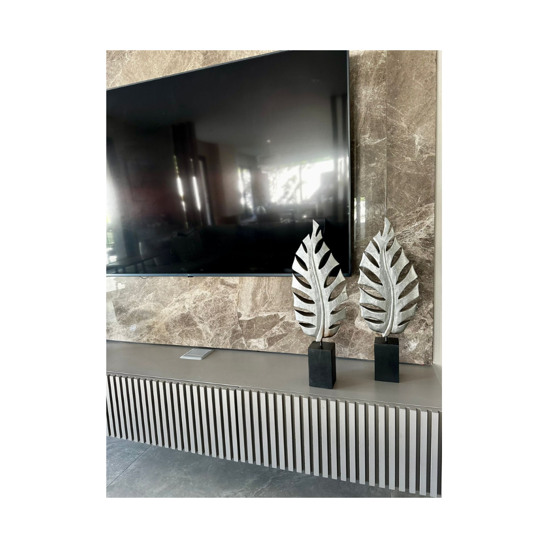 2 Grandes Hojas Decorativas Da Roberta 65 cm de alto.