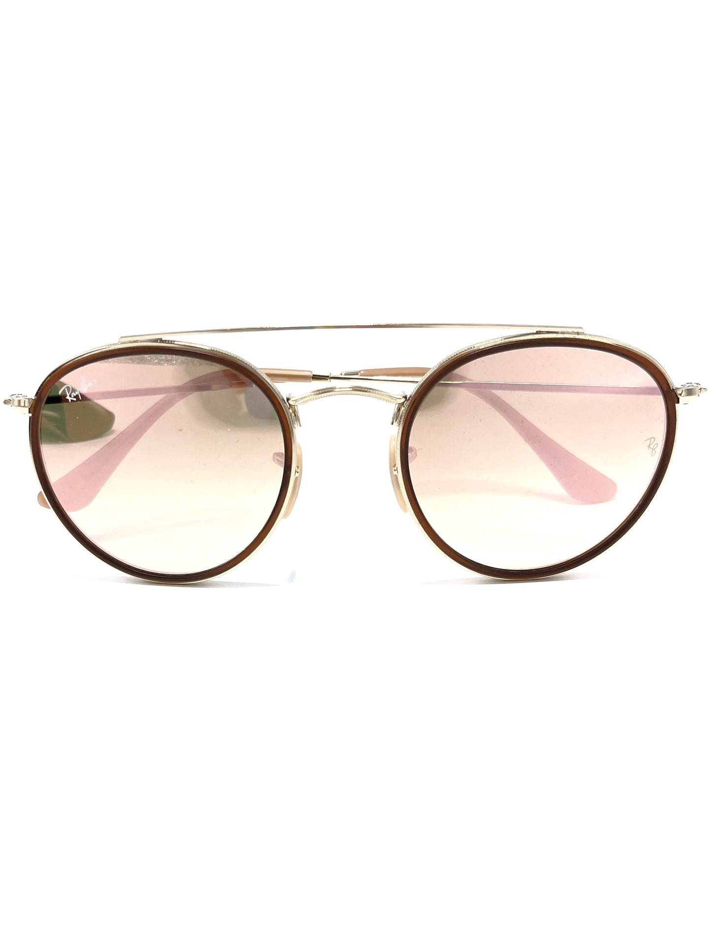 Lente de Sol Ray-Ban Double Bridge rosa RB3647