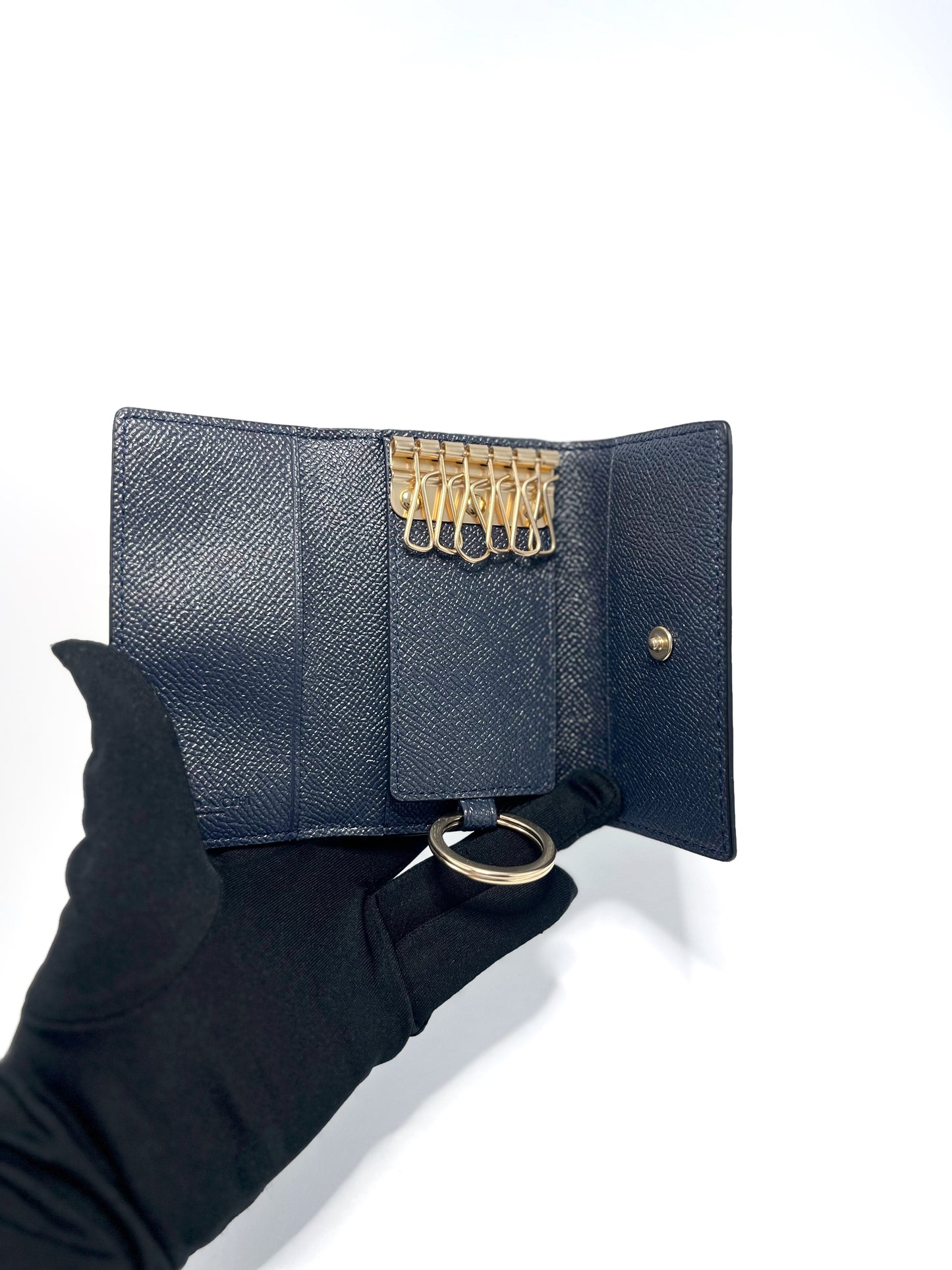 Porta llaves Coach de cuero