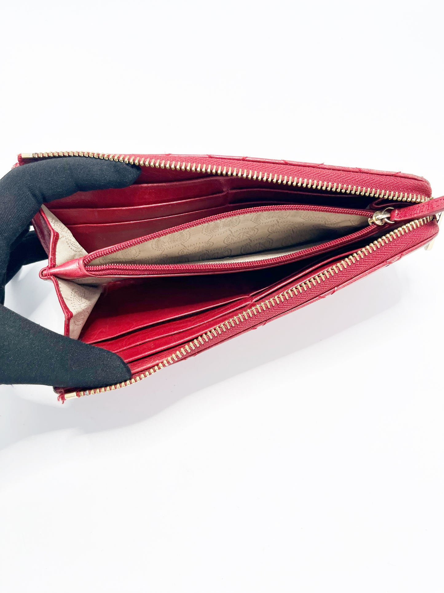 Billetera Michael Kors roja