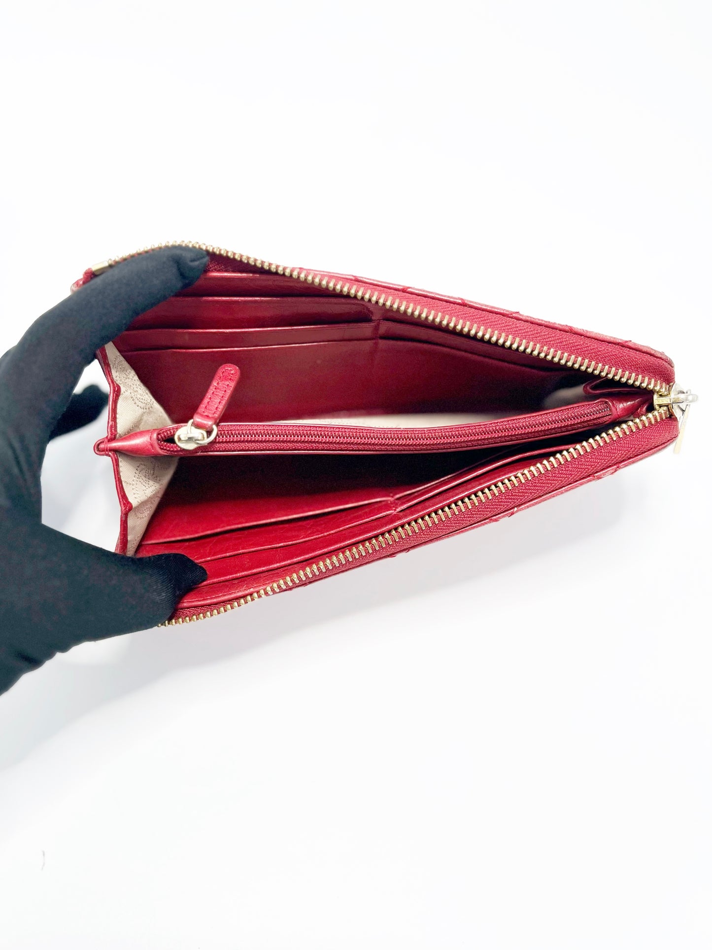 Billetera Michael Kors roja
