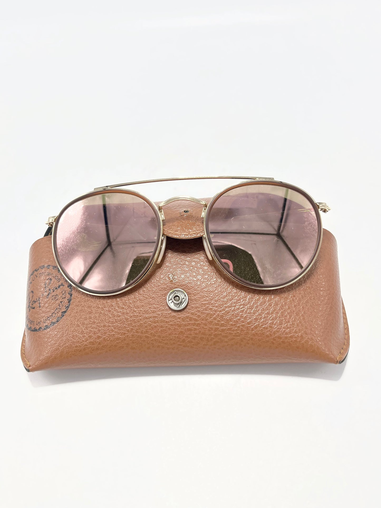 Lente de Sol Ray-Ban Double Bridge rosa RB3647