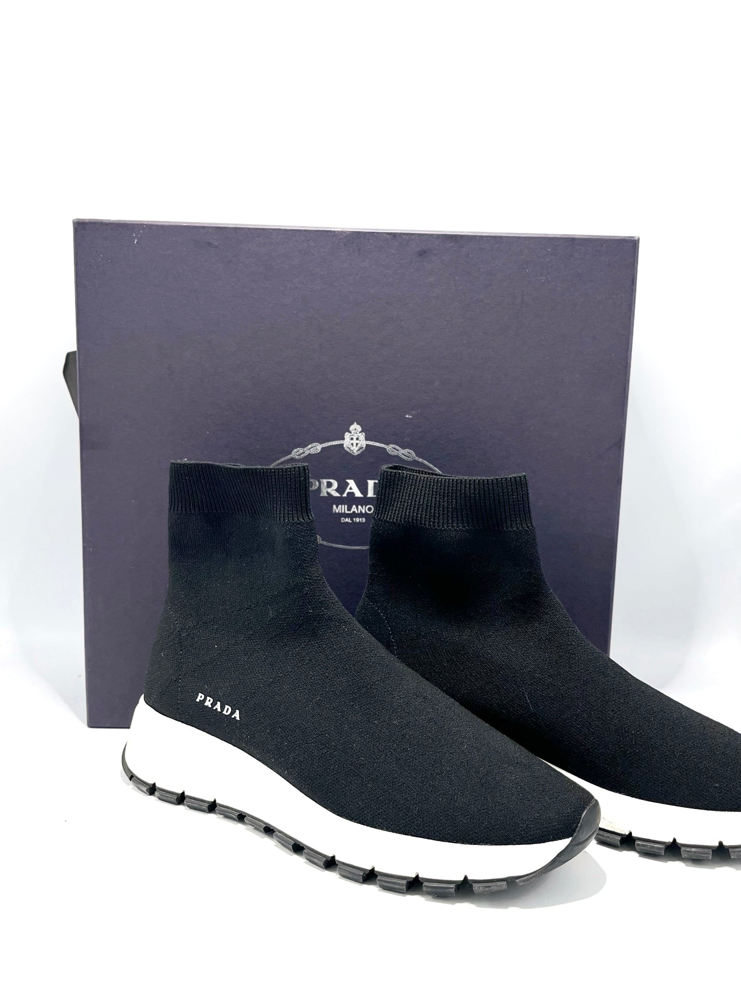 Champion Prada Knit Sneakers (38.5)