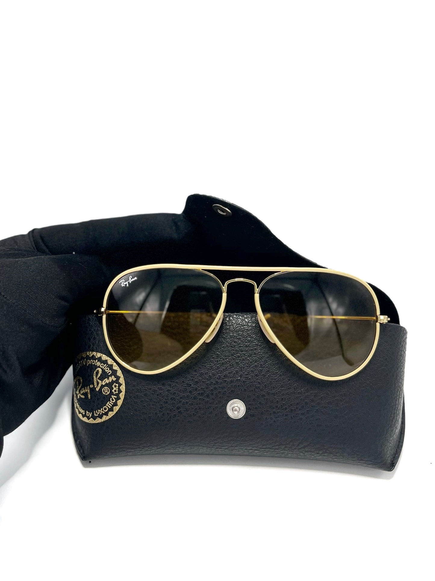 Lente de Sol Ray-Ban aviador amarillo