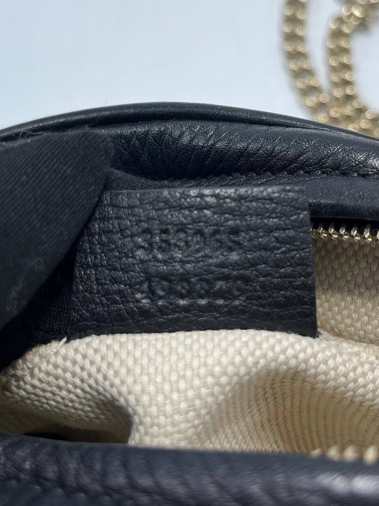 Bandolera Gucci Soho Chain Bag negra