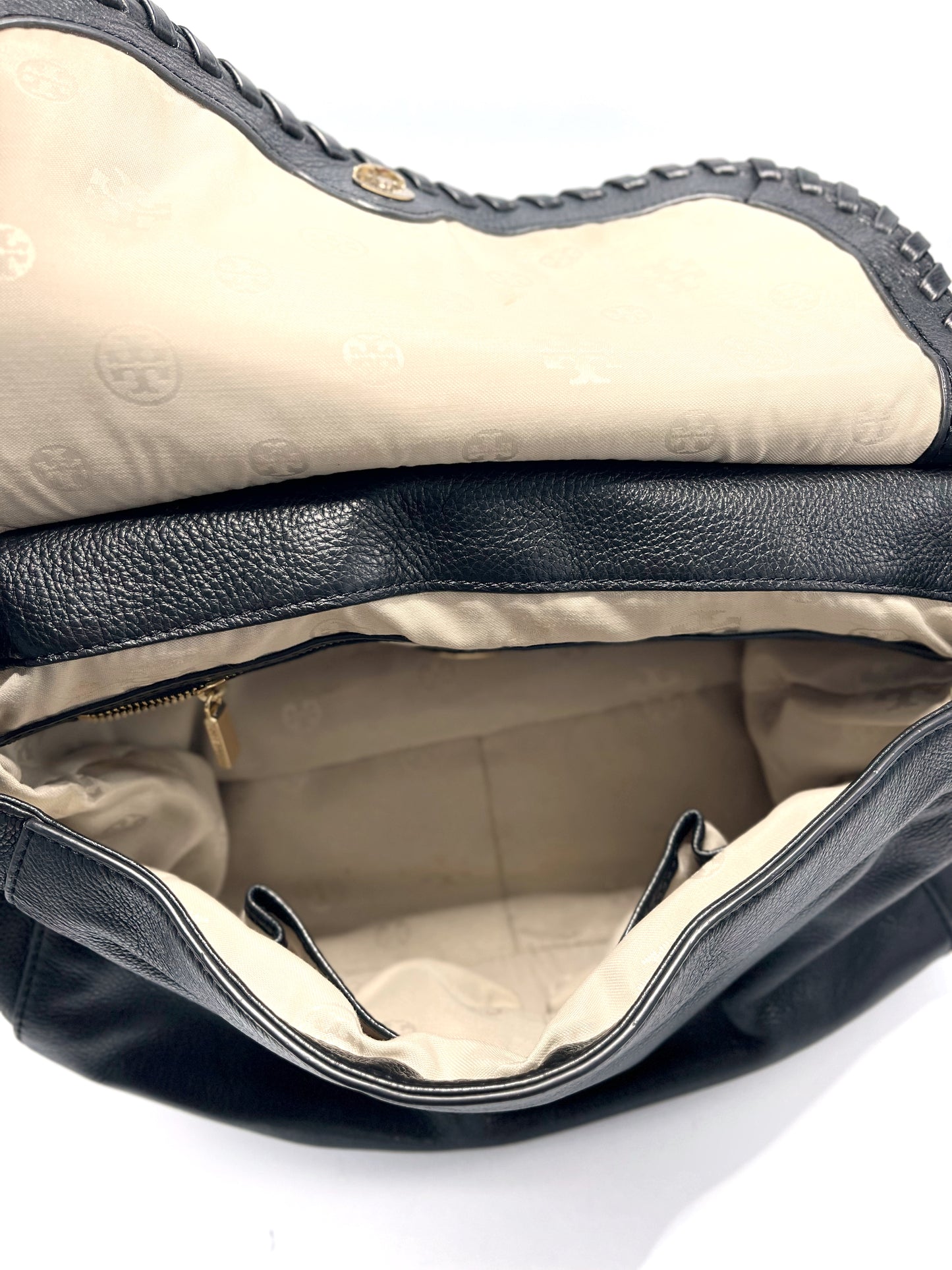 Cartera Tory Burch Leather Marion Saddle Bag