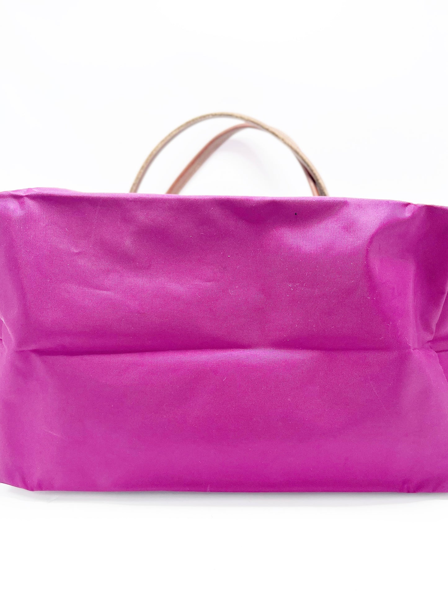 Cartera Longchamp Le Pliage M asa larga color violeta