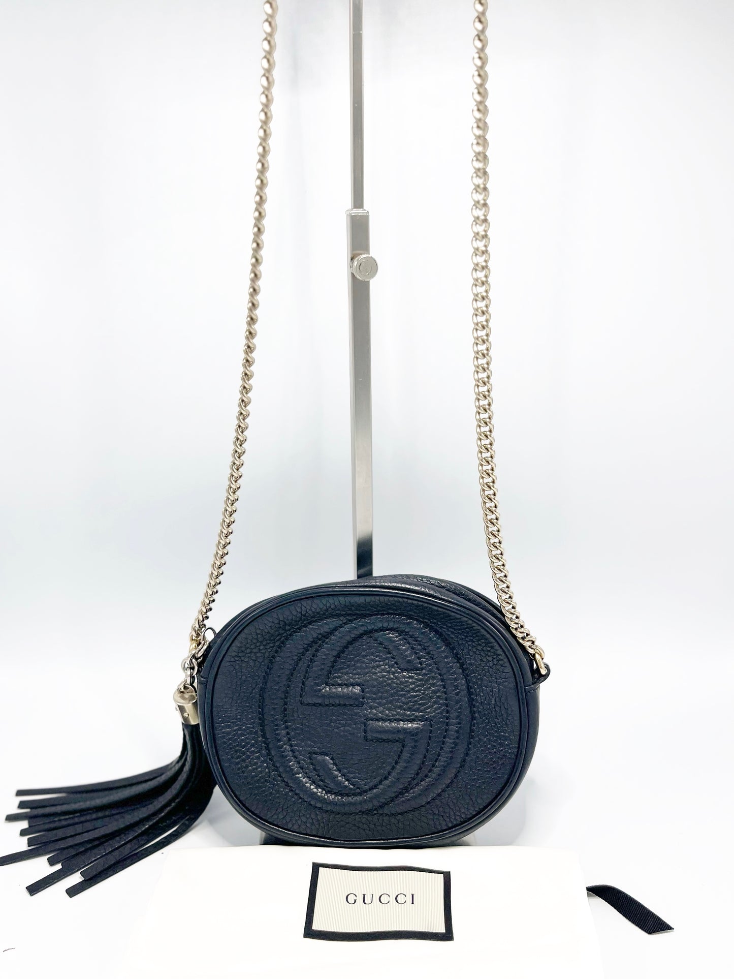 Bandolera Gucci Soho Chain Bag negra