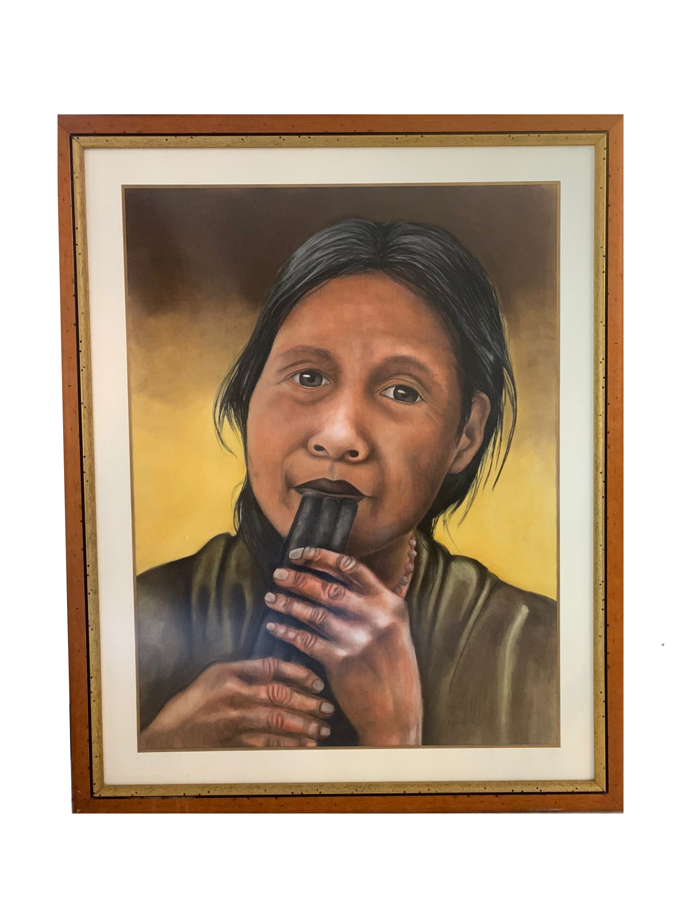 Cuadro de Raquel Rojas Peña 1.10 x 0.90 m.