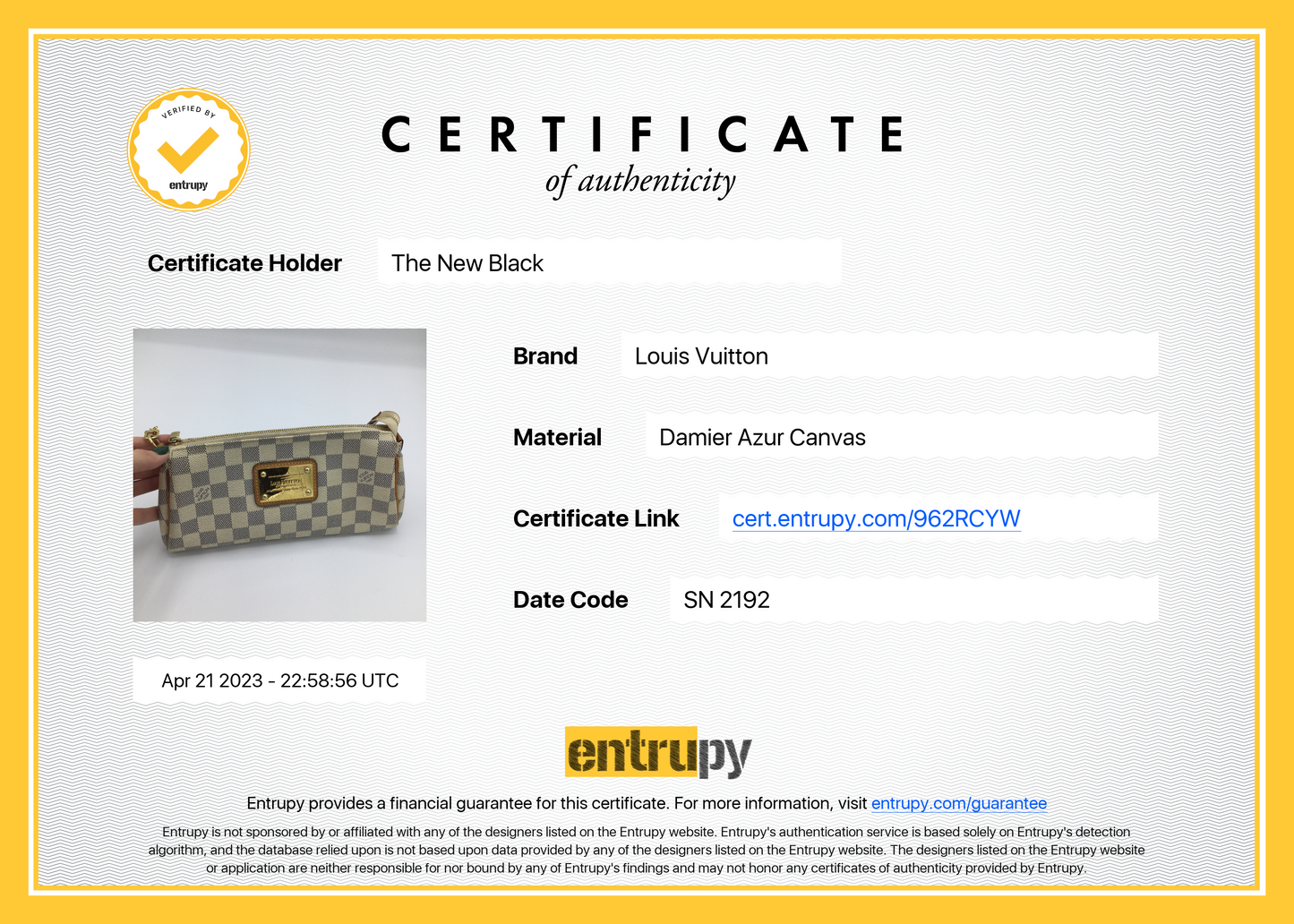 Bandolera Louis Vuitton Eva Pochette