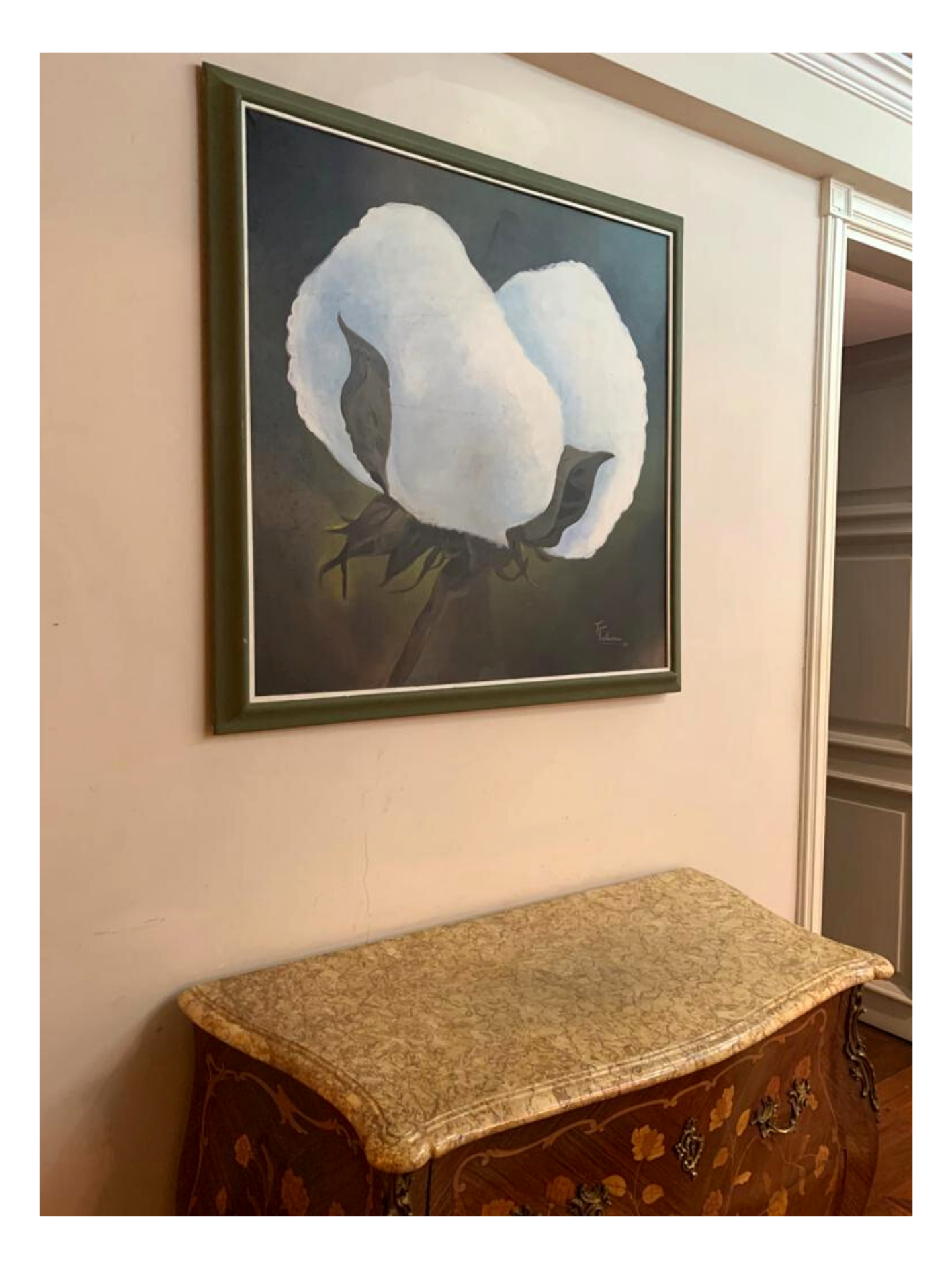 Cuadro "El Algodón" de T. Talavera