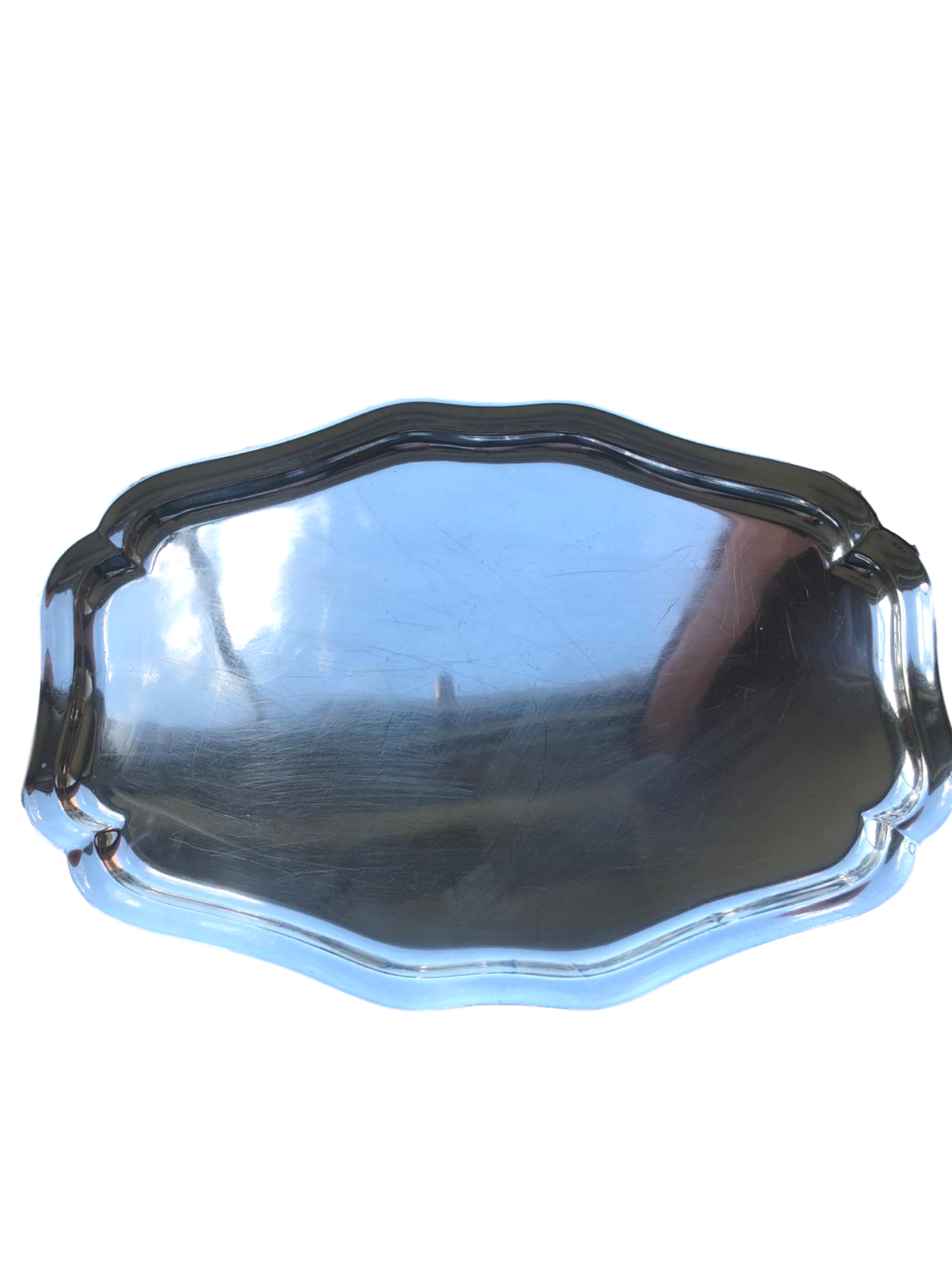 Bandeja de Plata Brasilera 48 x 34 cm.