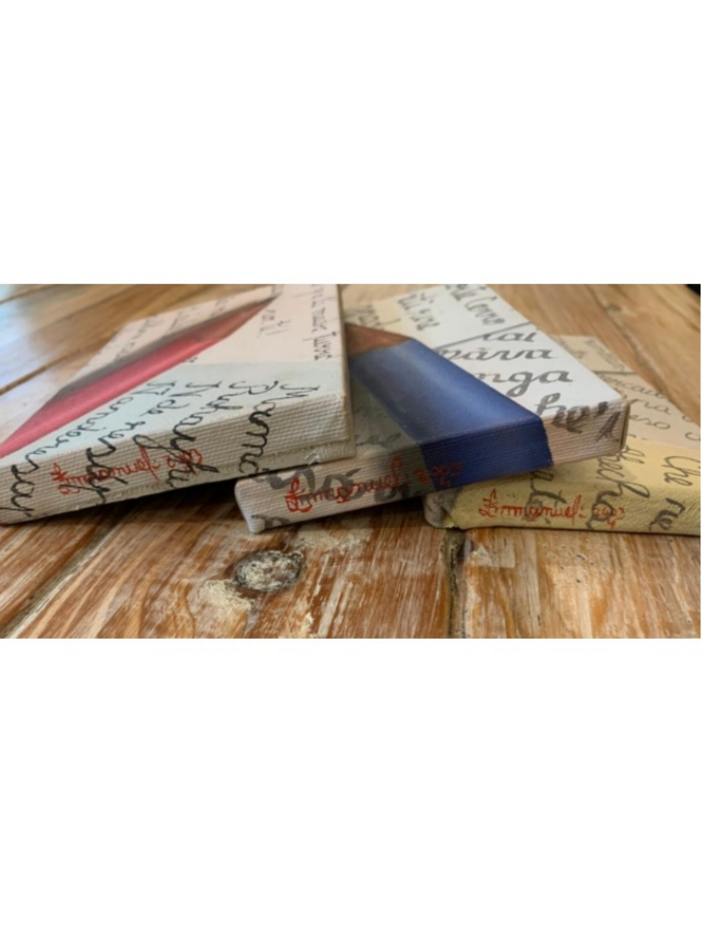 Lápices de Emmanuel 15 x 10 cm.