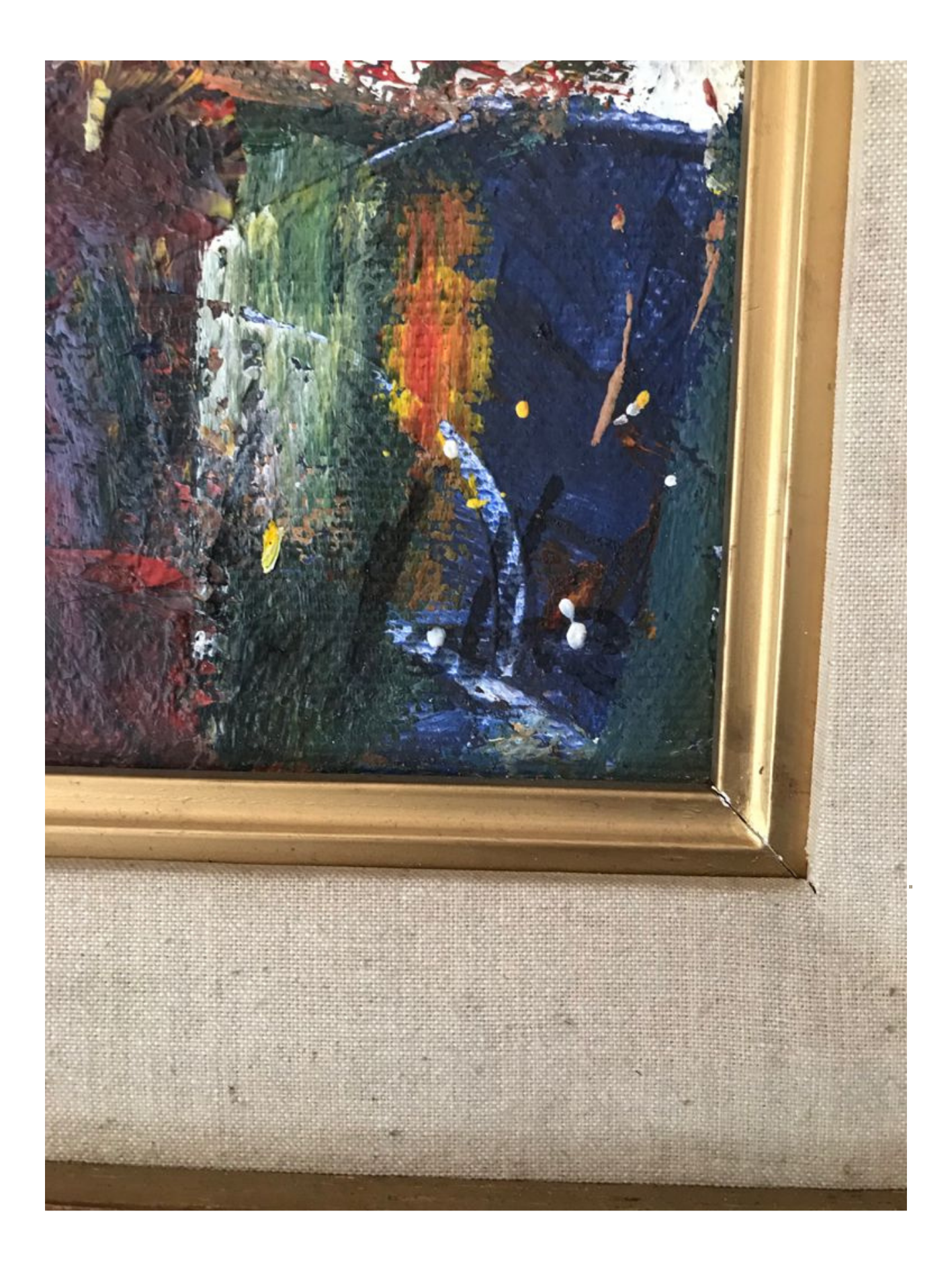 Cuadro "Aborigen" de Lucero Villalba 30 x 50 cm