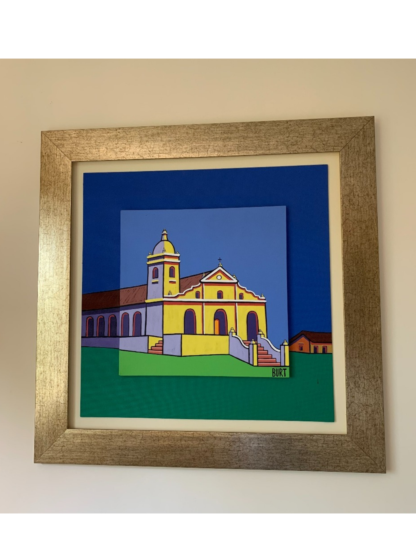 Cuadro "Antigua Iglesia de Encarnación" de Burt